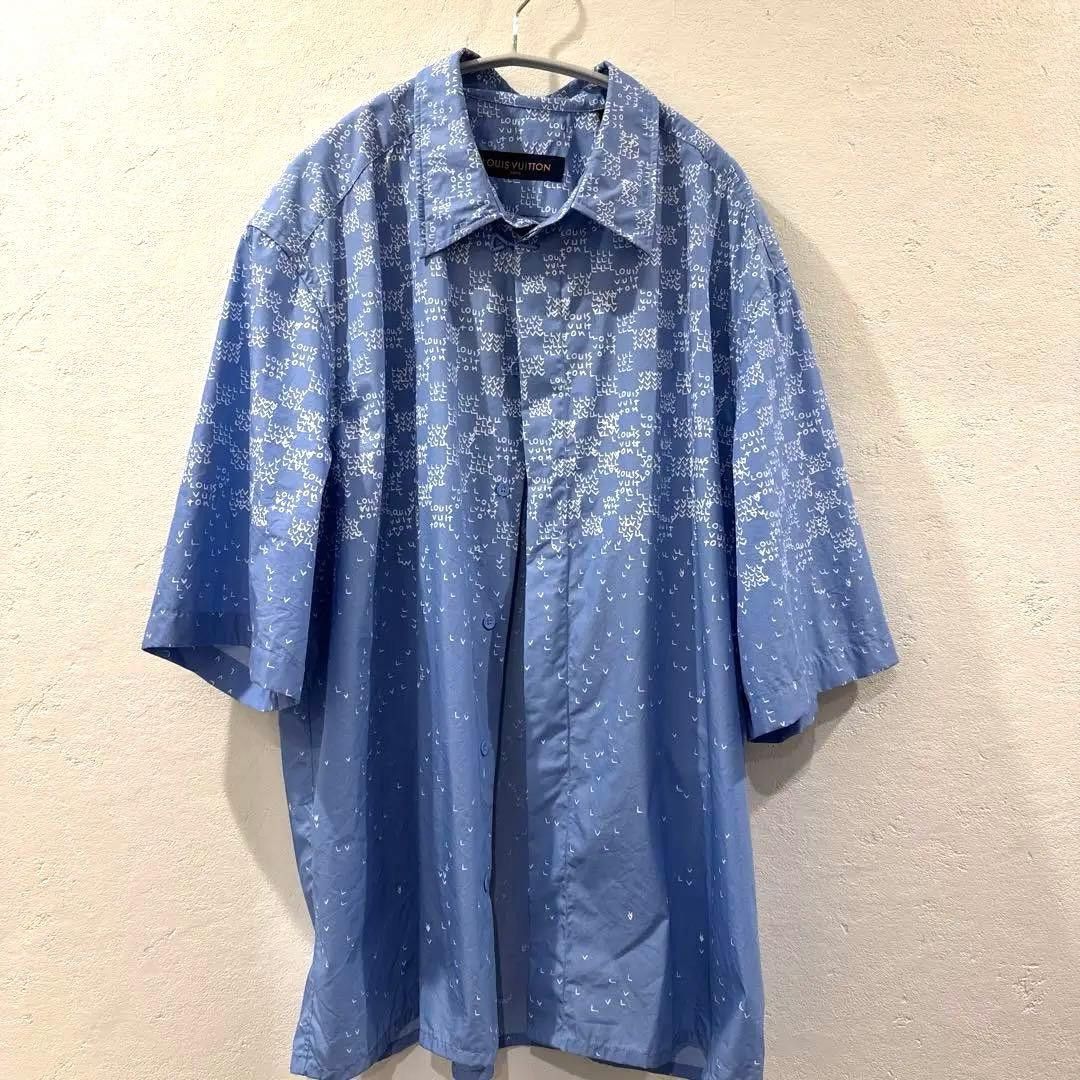 Louis Vuitton Louis Vuitton Damier Spread Cotton Short Sleeve Shirt Size US L / EU 52-54 / 3 - 2 Thumbnail