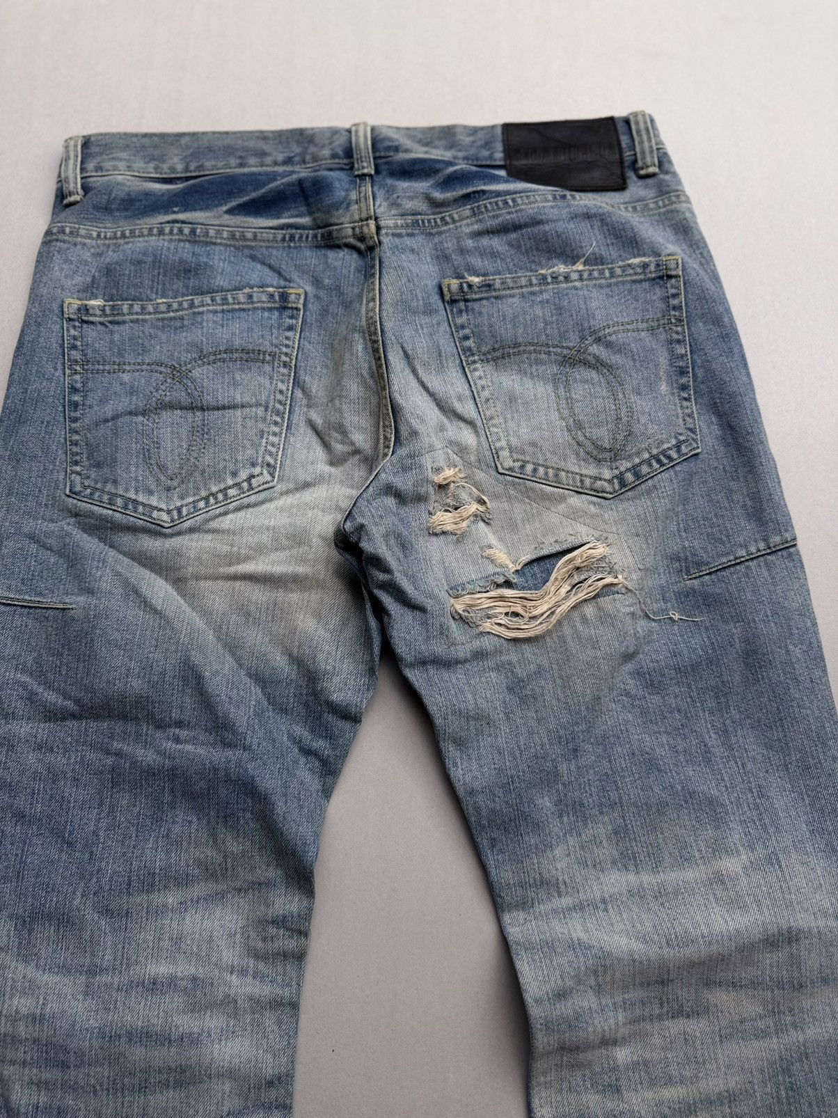 Japanese Brand eggo tripping flare jeans Size US 31 - 6 Thumbnail