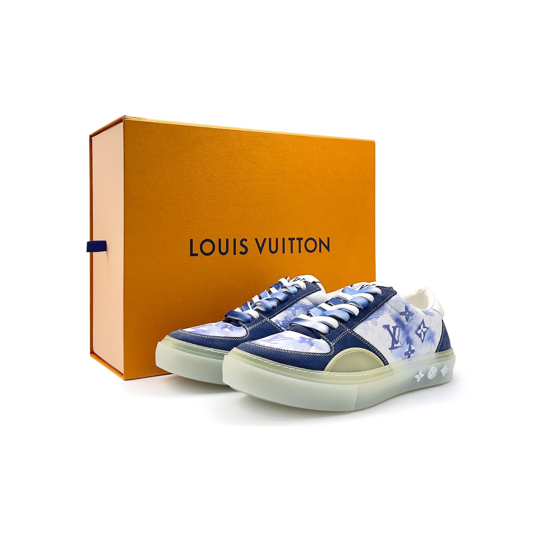 Louis Vuitton Louis Vuitton Ollie Watercolor Monogram Sneakers Size US 5 / IT 35 - 5 Thumbnail