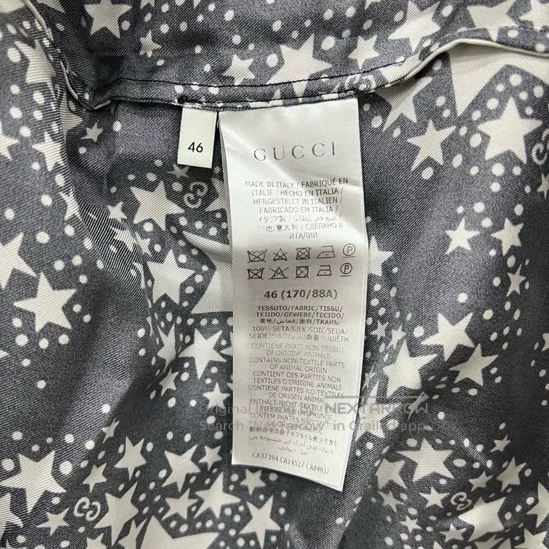 Gucci Gucci Silk star print short-sleeved shirt Size US S / EU 44-46 / 1 - 5 Thumbnail
