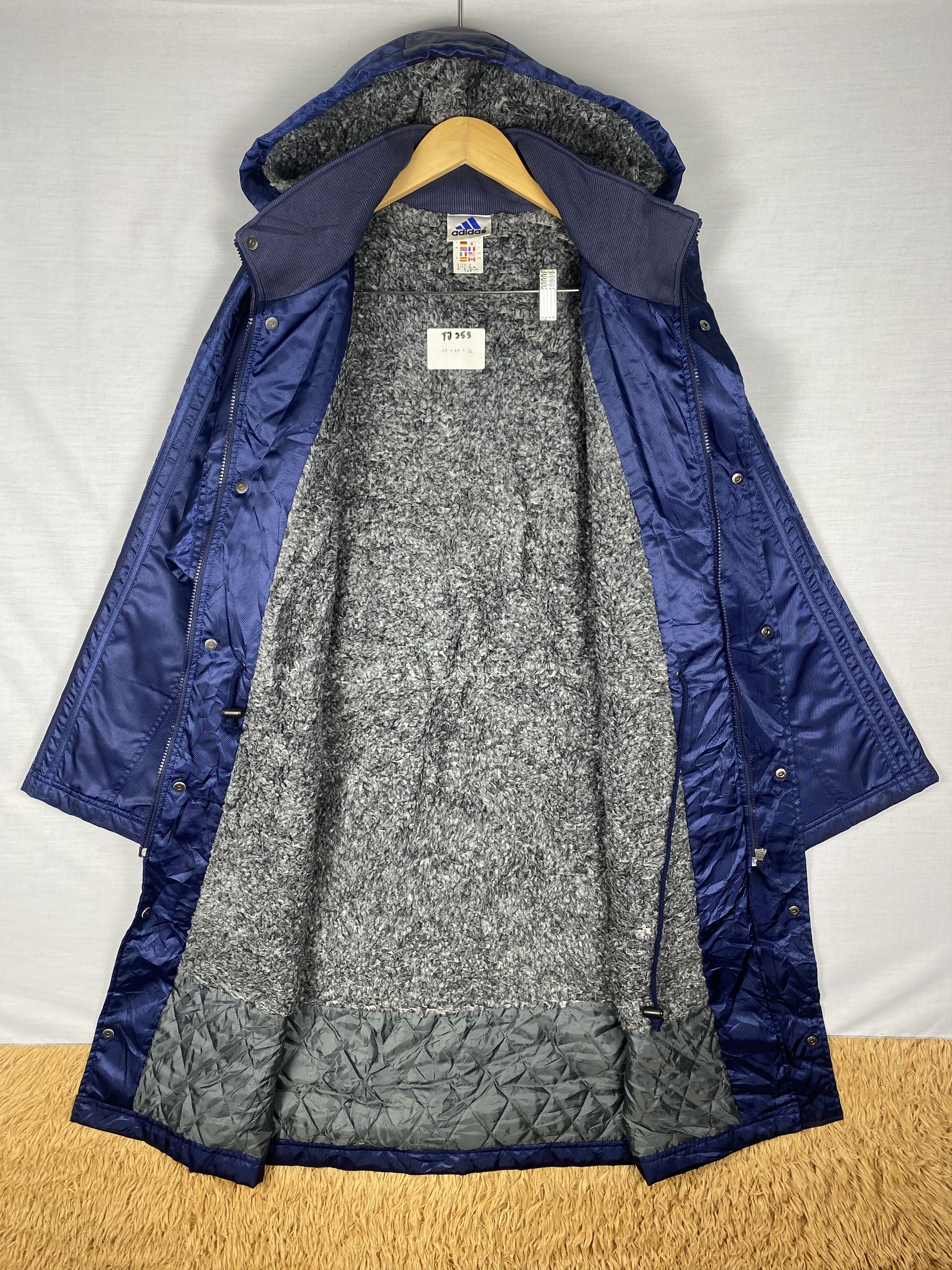 Adidas Vintage Adidas Hoodie Zip Up Fleece Lining Sportwear Jacket Size US M / EU 48-50 / 2 - 6 Thumbnail