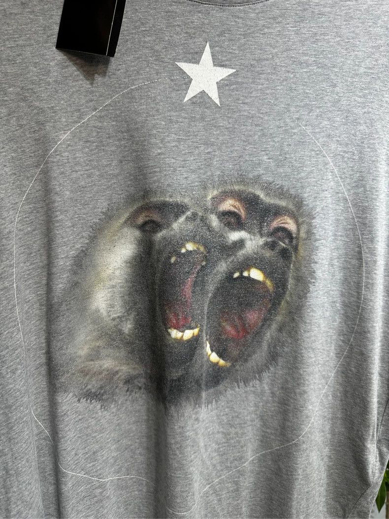 Givenchy Givenchy Animal pattern logo gray short-sleeve T-shirt 2506 Size US S / EU 44-46 / 1 - 3 Thumbnail