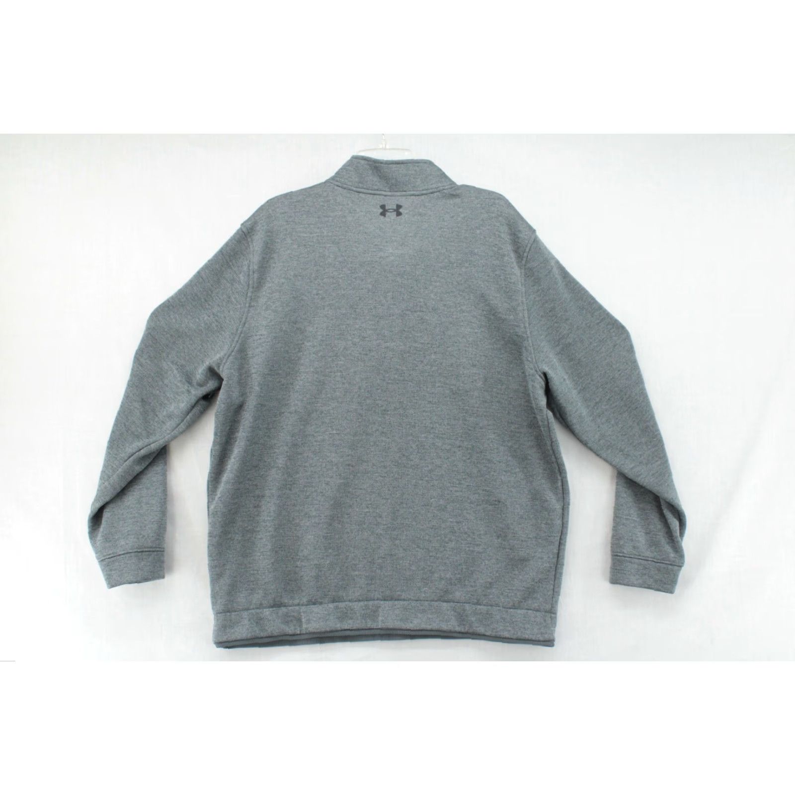 Under Armour VINTAGE Under Armour Storm UA Golf Sweater Mens 2XL Gray Fleece 1/4 Zip Jacket Cold Gear Size US XXL / EU 58 / 5 - 3 Thumbnail