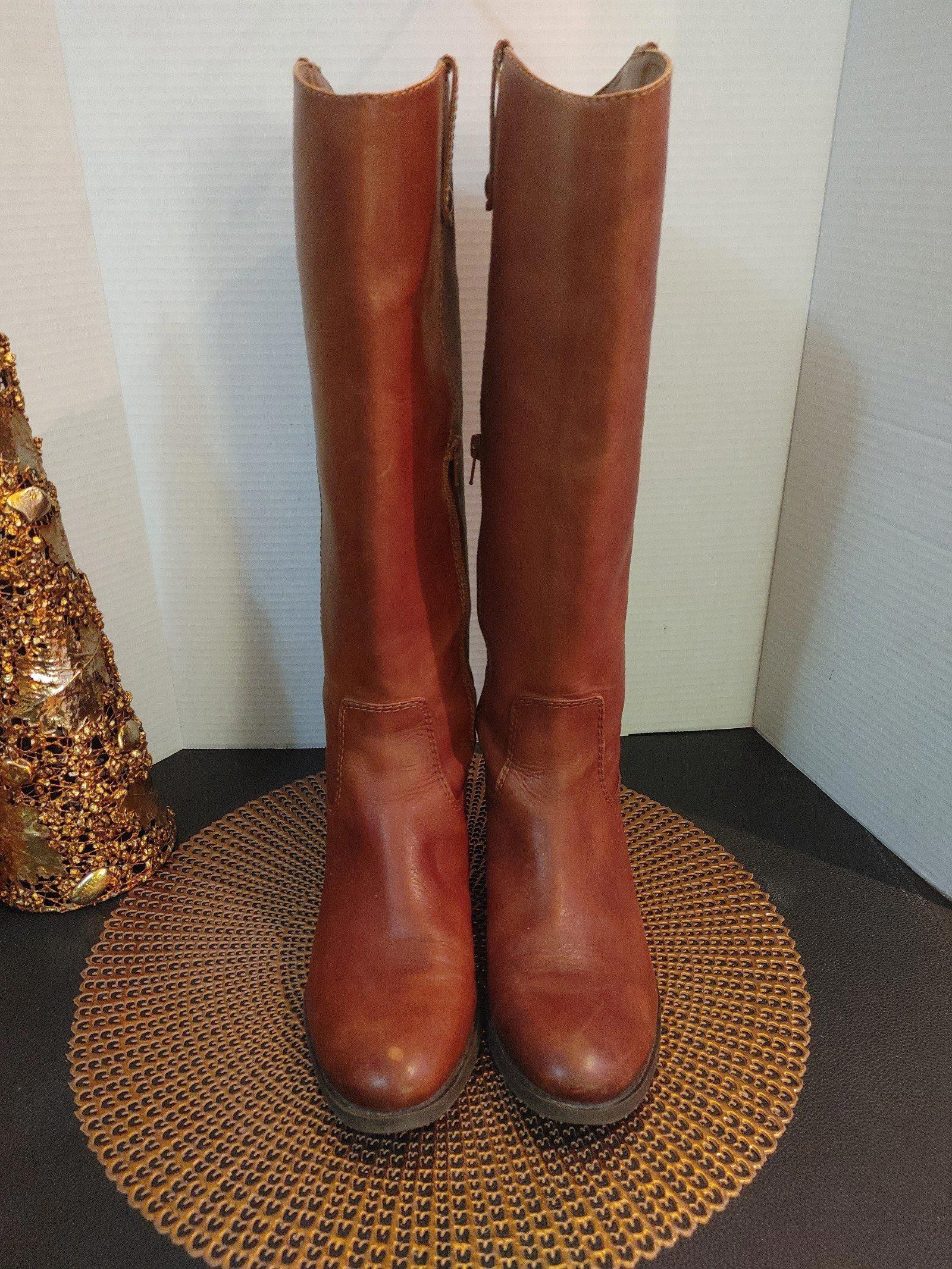 Designer INC Women's Fawne Leather Riding Boots Size 10M Size US 10 / IT 40 - 2 Thumbnail