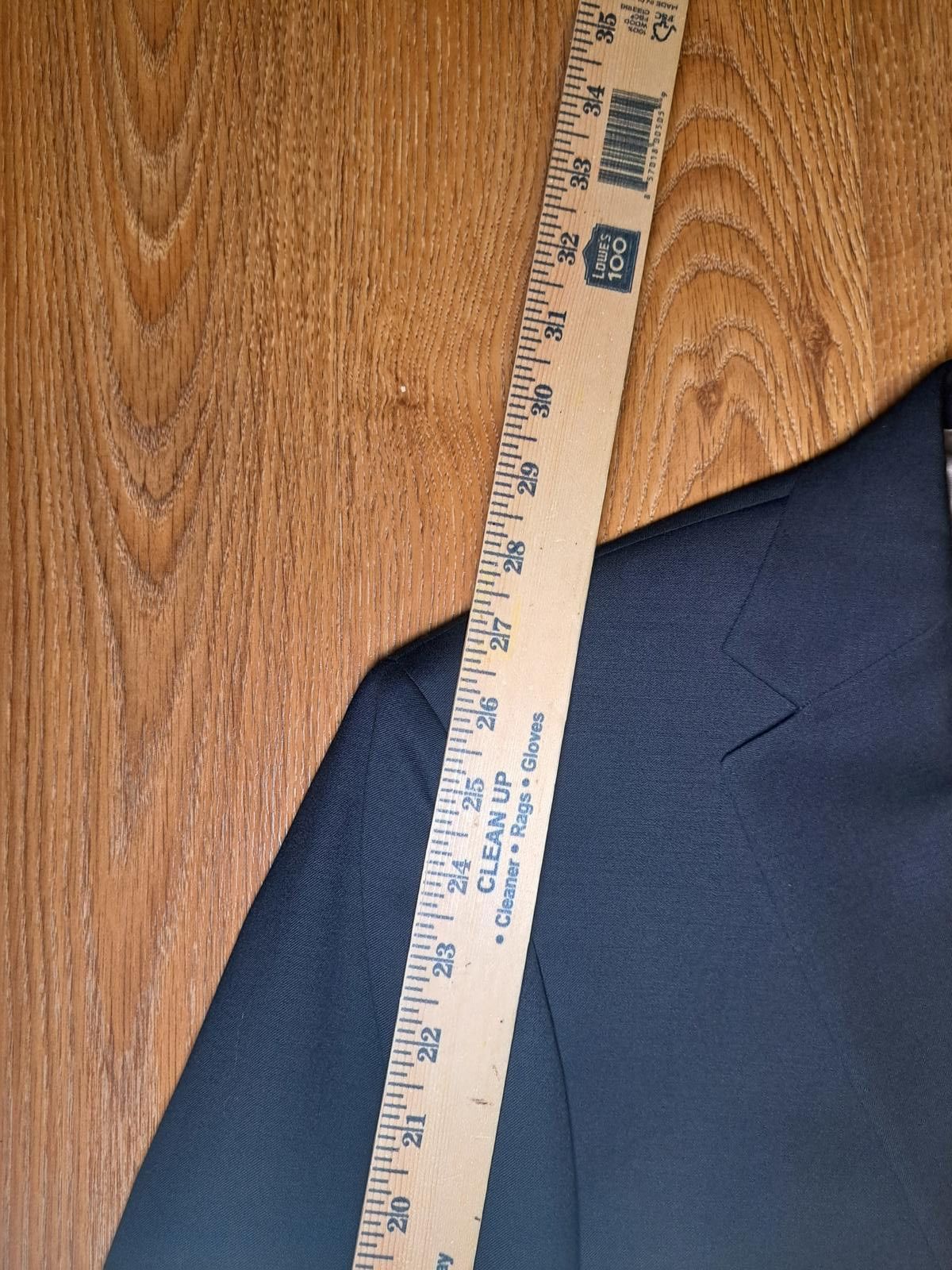 Hart Schaffner Marx Hart Schaffner Marx Blazer Mens 41L Blue Bronze Buttons Wool Size 40R - 12 Thumbnail