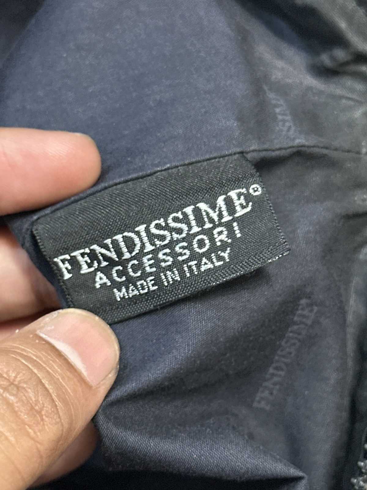 Fendi 1980 - Fendissime By Fendi Monogram Nylon & Leather Handbag Size ONE SIZE - 16 Thumbnail