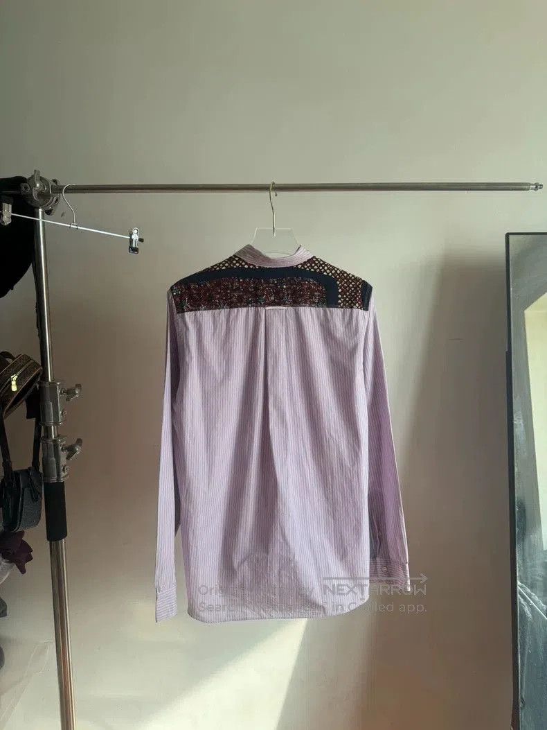 Junya Watanabe Junya Watanabe Pink Patchwork Shirt. Size US L / EU 52-54 / 3 - 2 Thumbnail