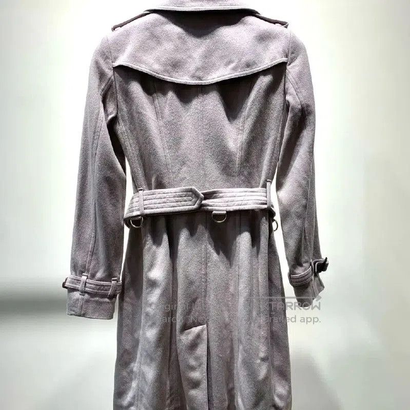 Burberry Burberry Women’s L-size Mauve Wool Coat. Size L / US 10 / IT 46 - 2 Thumbnail