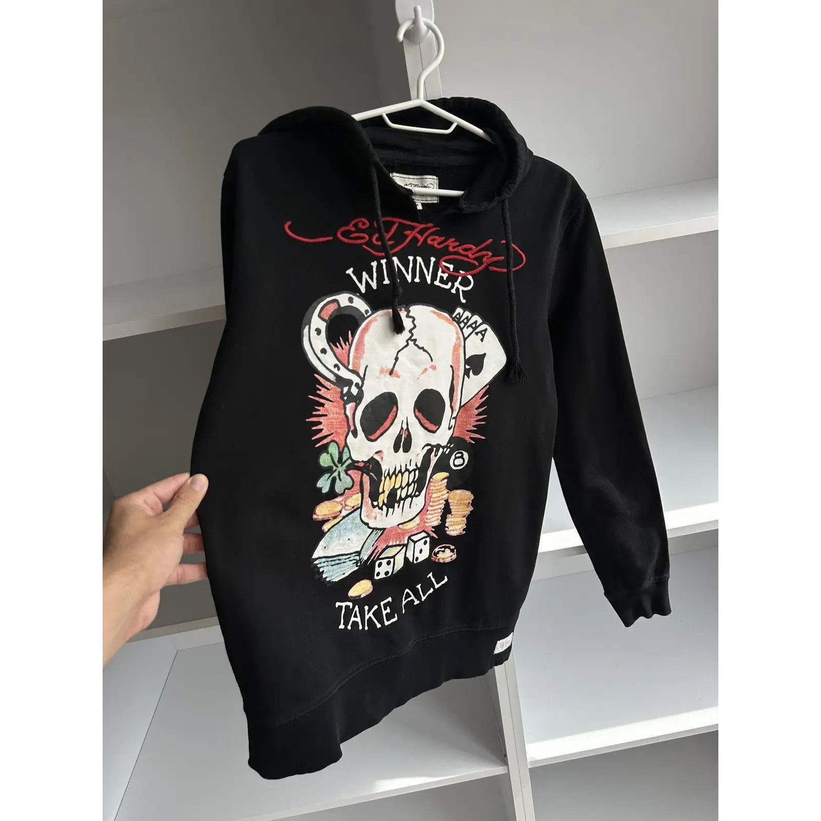 Ed Hardy VTG Ed Hardy Winner Take All Hoodie Size US S / EU 44-46 / 1 - 5 Thumbnail