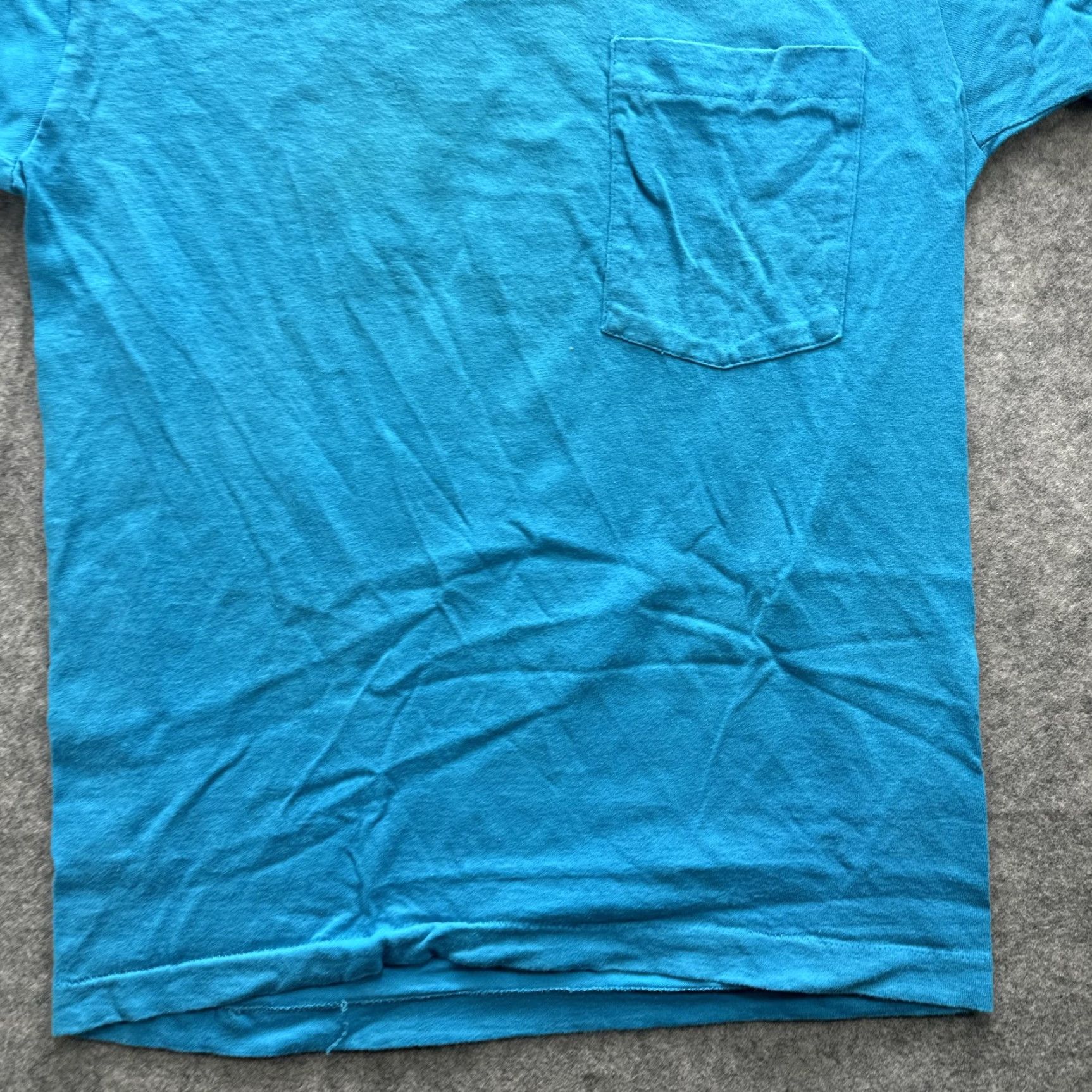 Vintage VINTAGE BVD Shirt Mens Medium Blue Pocket Tee Made In USA 100% Cotton 90s Size US M / EU 48-50 / 2 - 5 Thumbnail