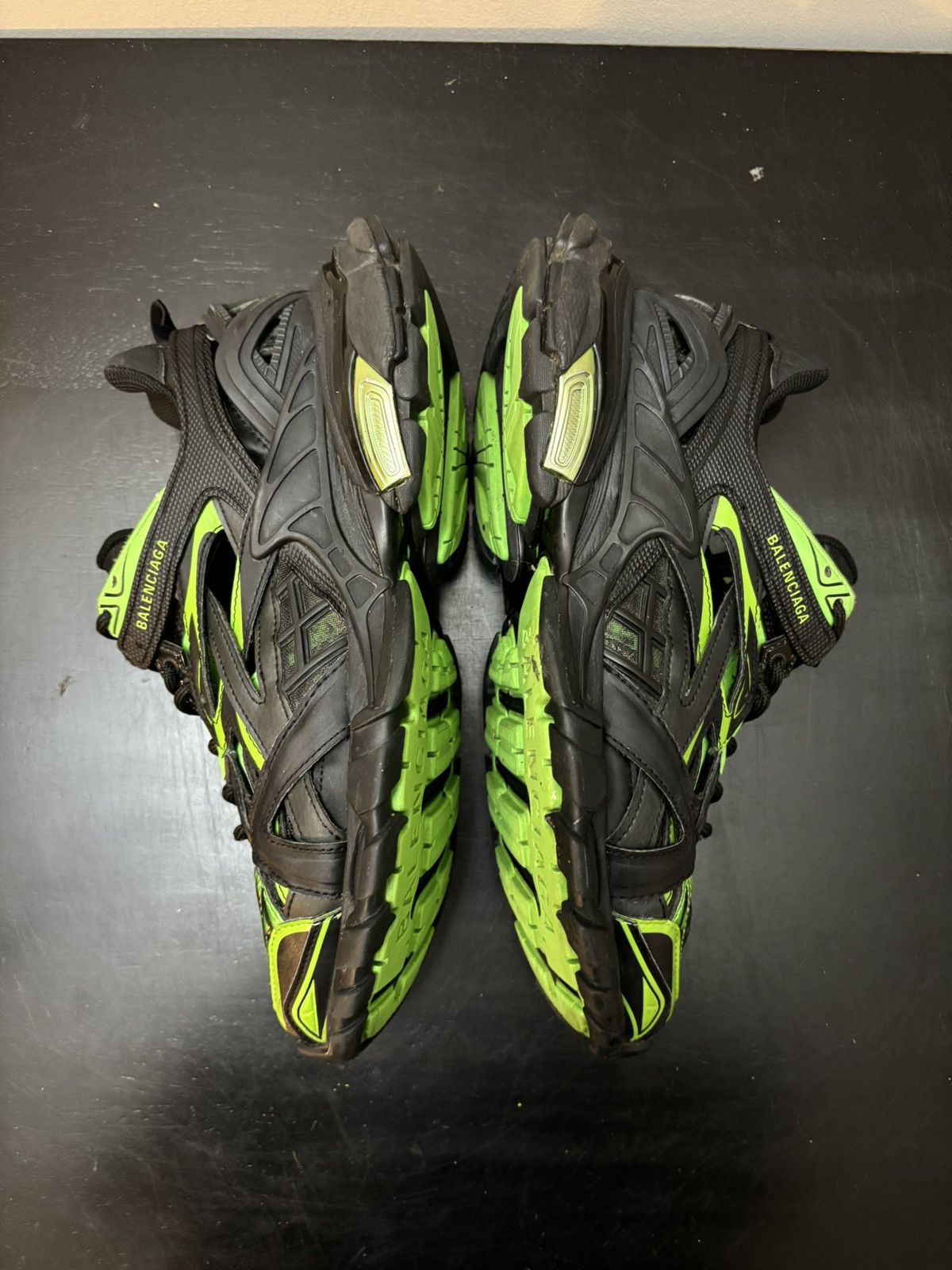 Balenciaga Balenciaga Track 2.0 Green Black Size US 9 / EU 42 - 4 Thumbnail