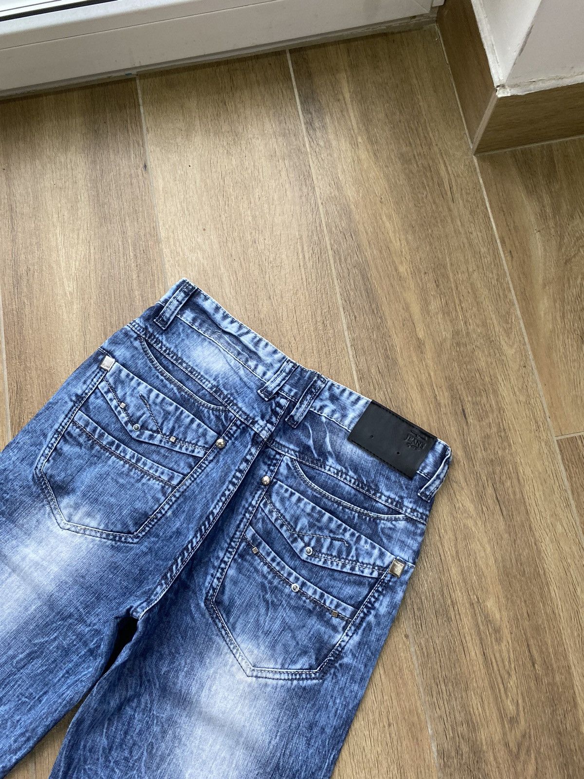 Vintage Vintage Avant Garde Jeans Washed Faded Jaoanese Y2K Wide Size US 30 / EU 46 - 4 Thumbnail
