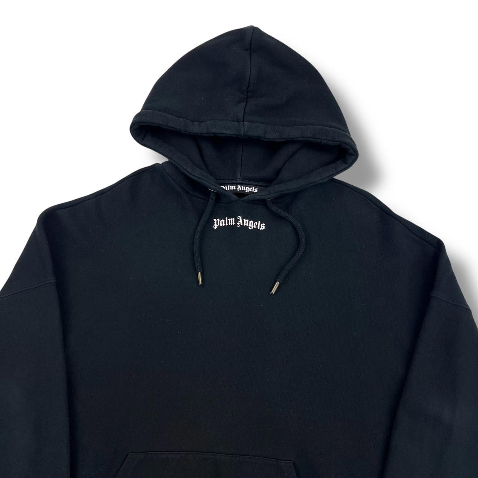 Palm Angels Palm Angels Black Spellout Hoodie Size US L / EU 52-54 / 3 - 3 Thumbnail