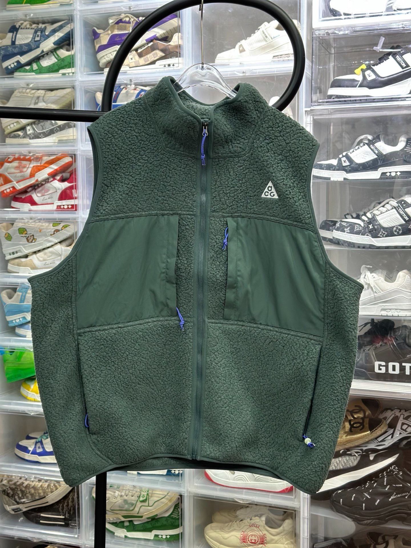 Nike Nike Fleece Green Vest XXL Men Size US XXL / EU 58 / 5 - 1 Thumbnail