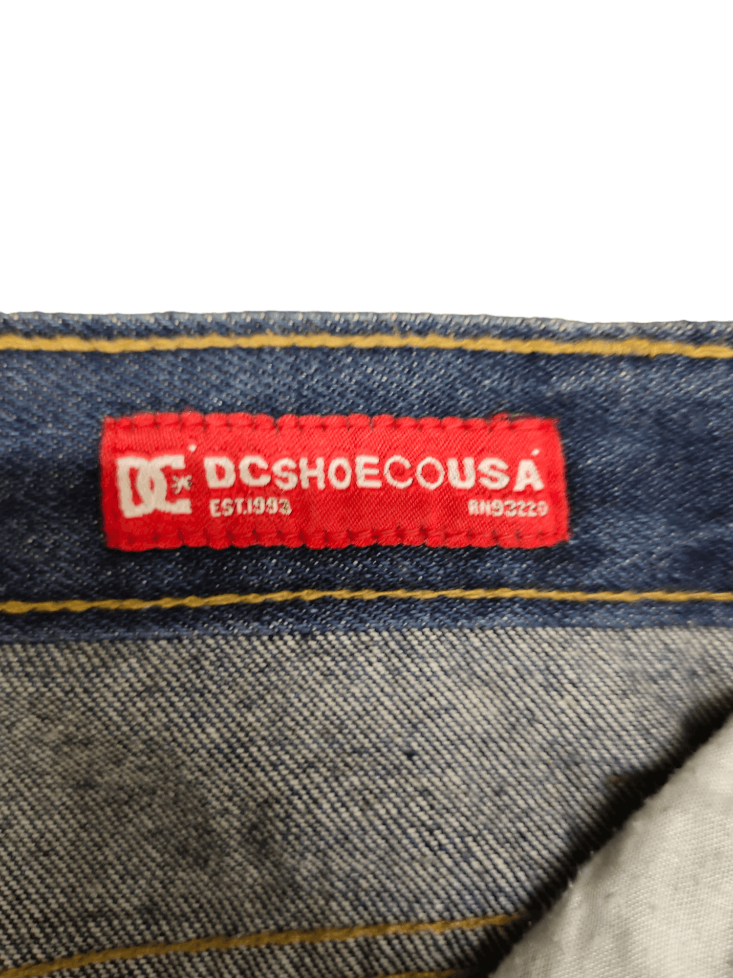 DC DC Embroidered Wide Leg Denim Y2k Jnco Baggy Jeans Size US 32 / EU 48 - 15 Thumbnail