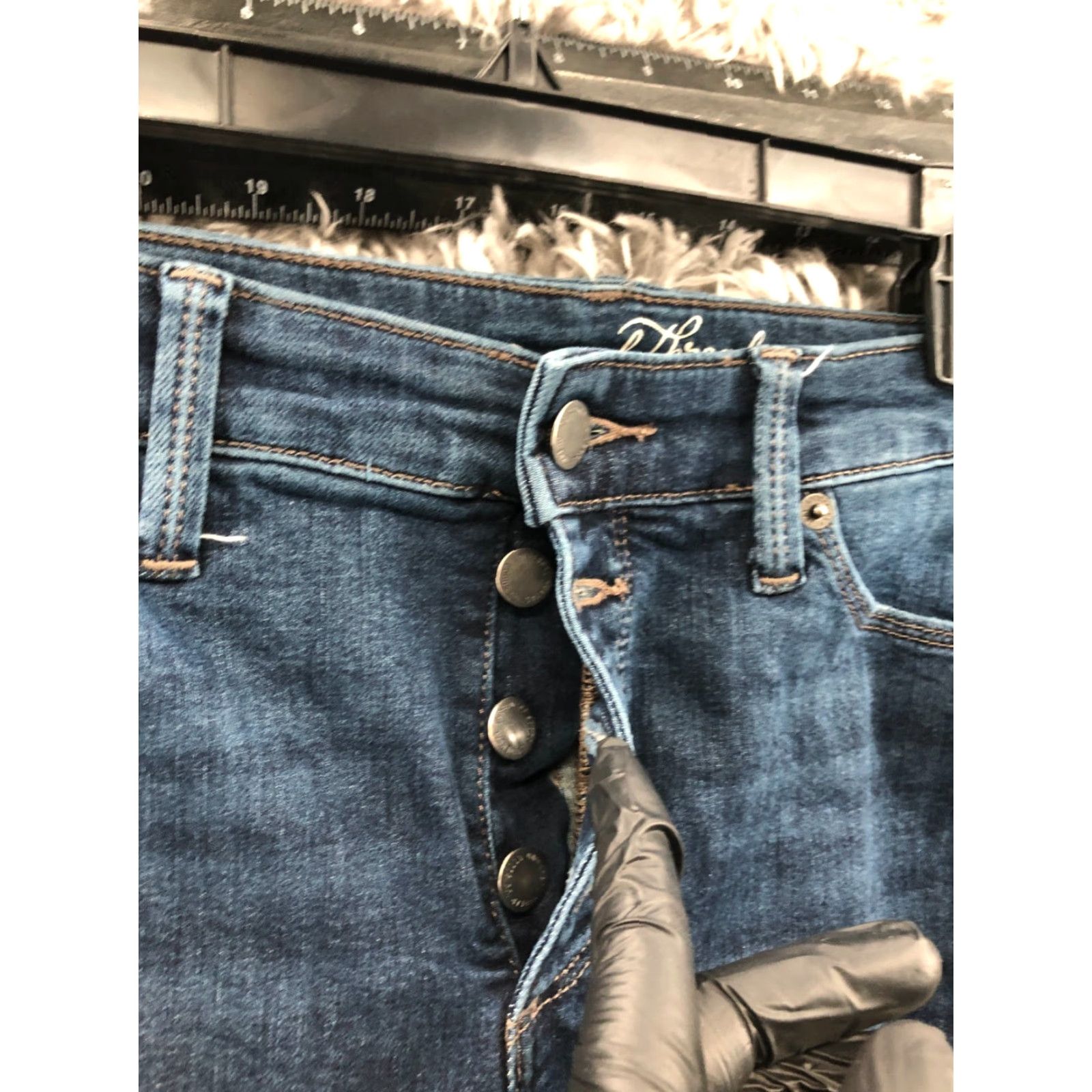 Express Express High Rise Skinny Jeans Womens Size 6 Medium Wash Blue Denim 5-Pocket Classic Modern Size 28" / US 6 / IT 42 - 6 Thumbnail