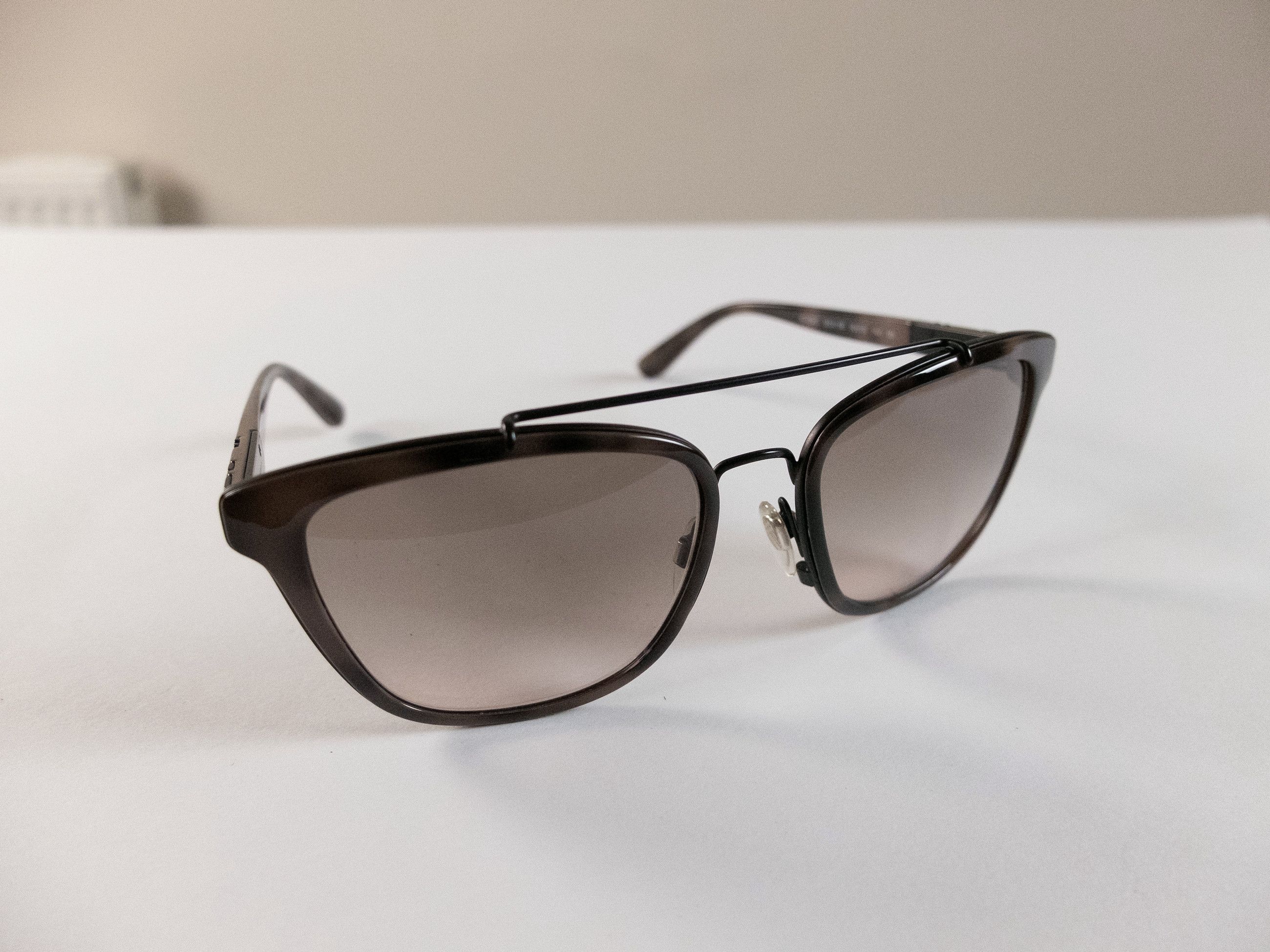 Burberry BURBERRY unisex Havana marble brown sunglasses authentic Size ONE SIZE - 5 Thumbnail
