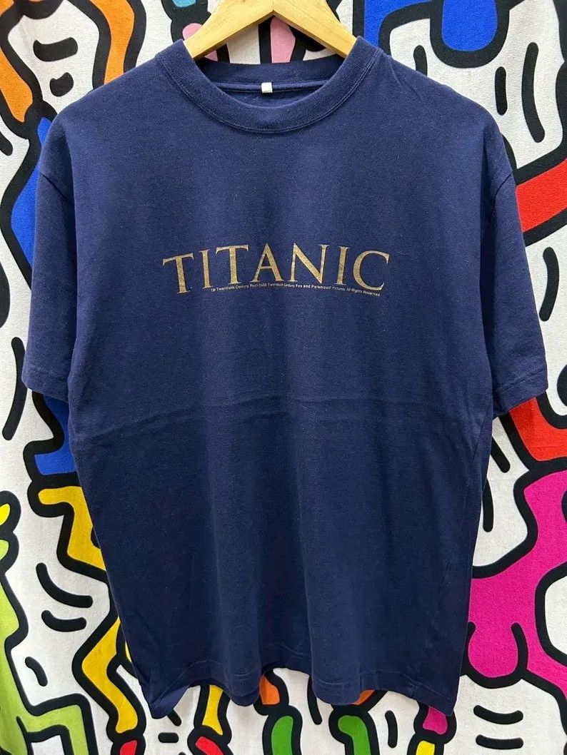 Vintage Vintage 1998 Titanic Movie tshirt size L Size US L / EU 52-54 / 3 - 2 Thumbnail