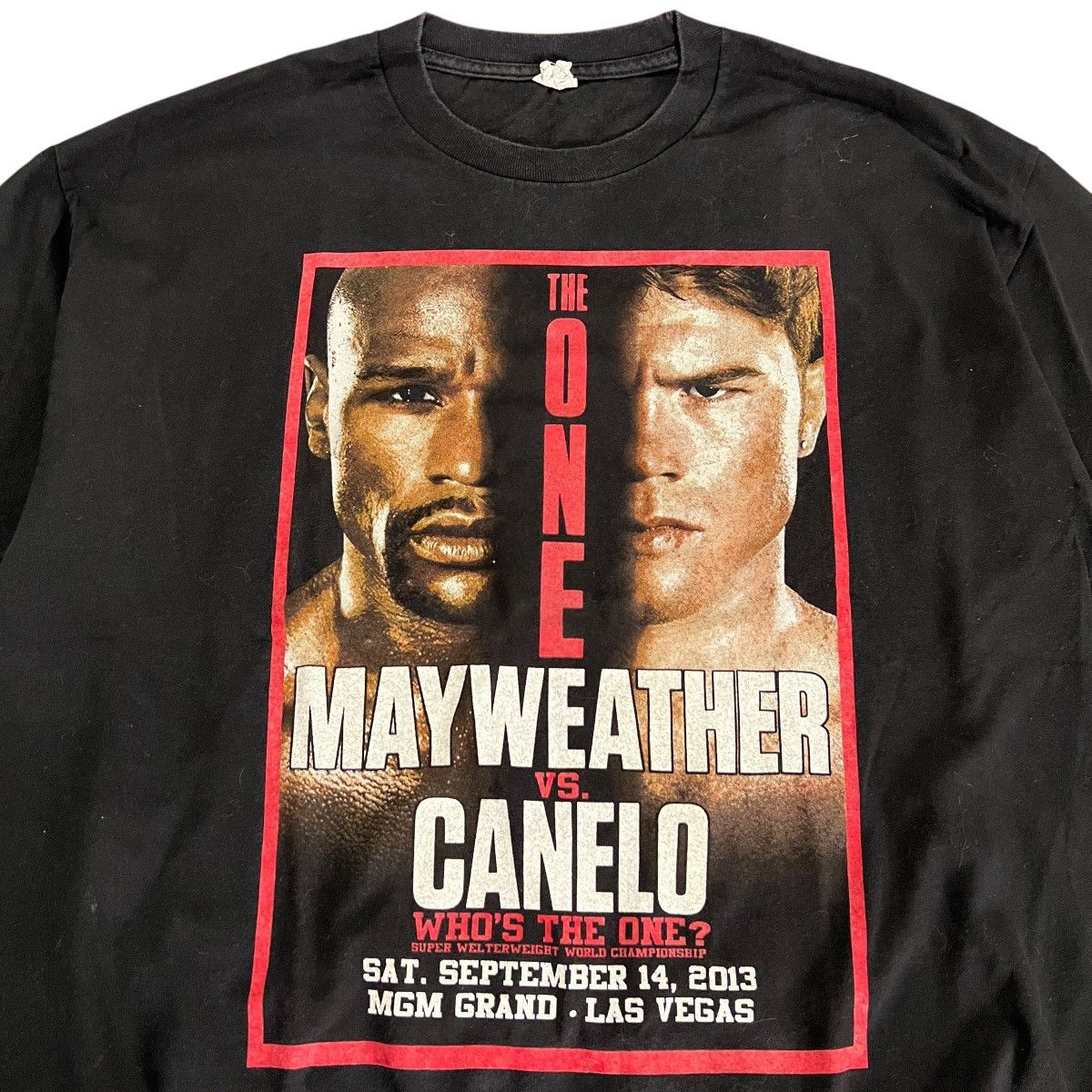 WWE Mayweather VS. Canelo Boxing promo tee 2013 Size US XL / EU 56 / 4 - 1 Thumbnail