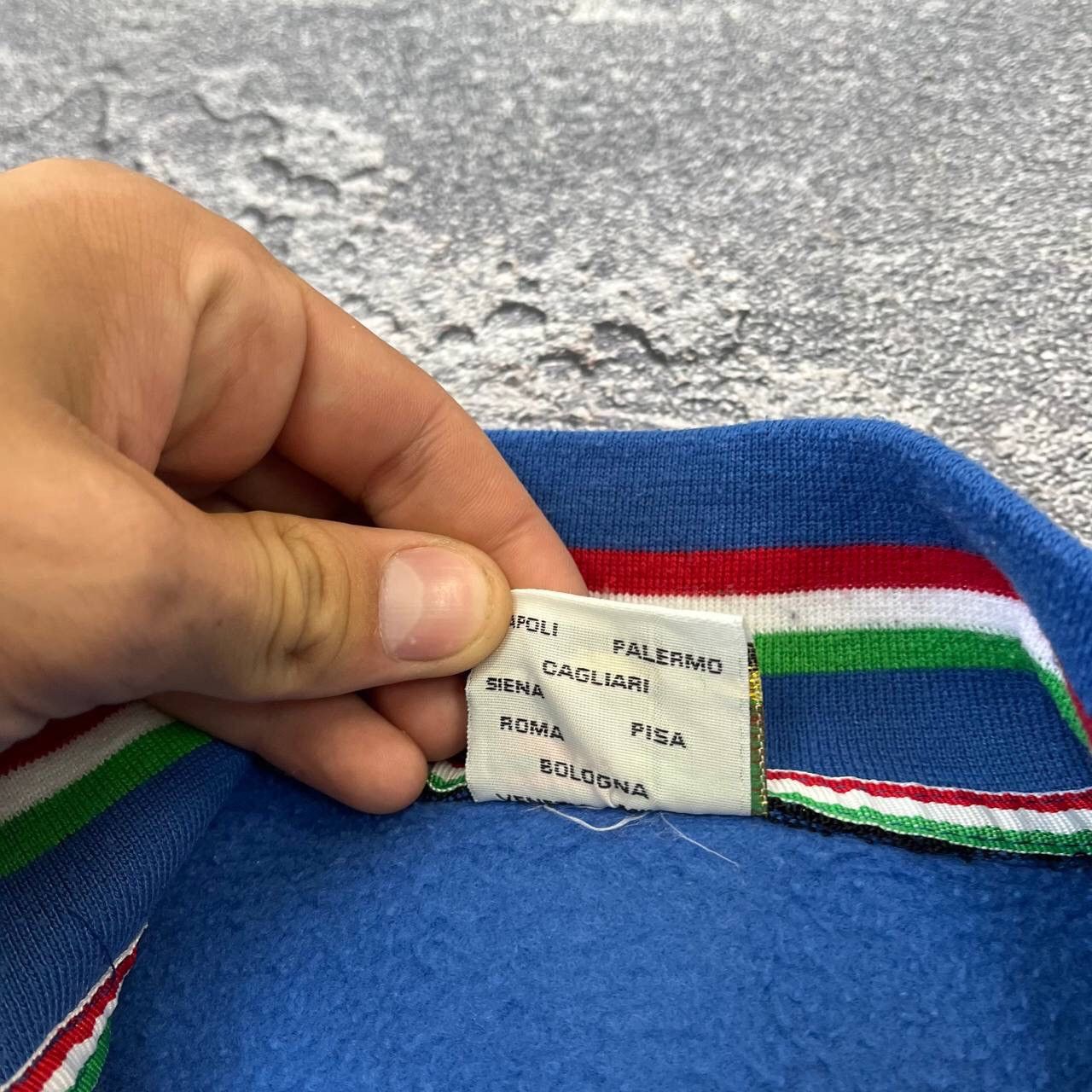 Other Y2K Rare 🇮🇹 Blue Italia Team big center logo Soccer Zip Size US XS / EU 42 / 0 - 4 Thumbnail