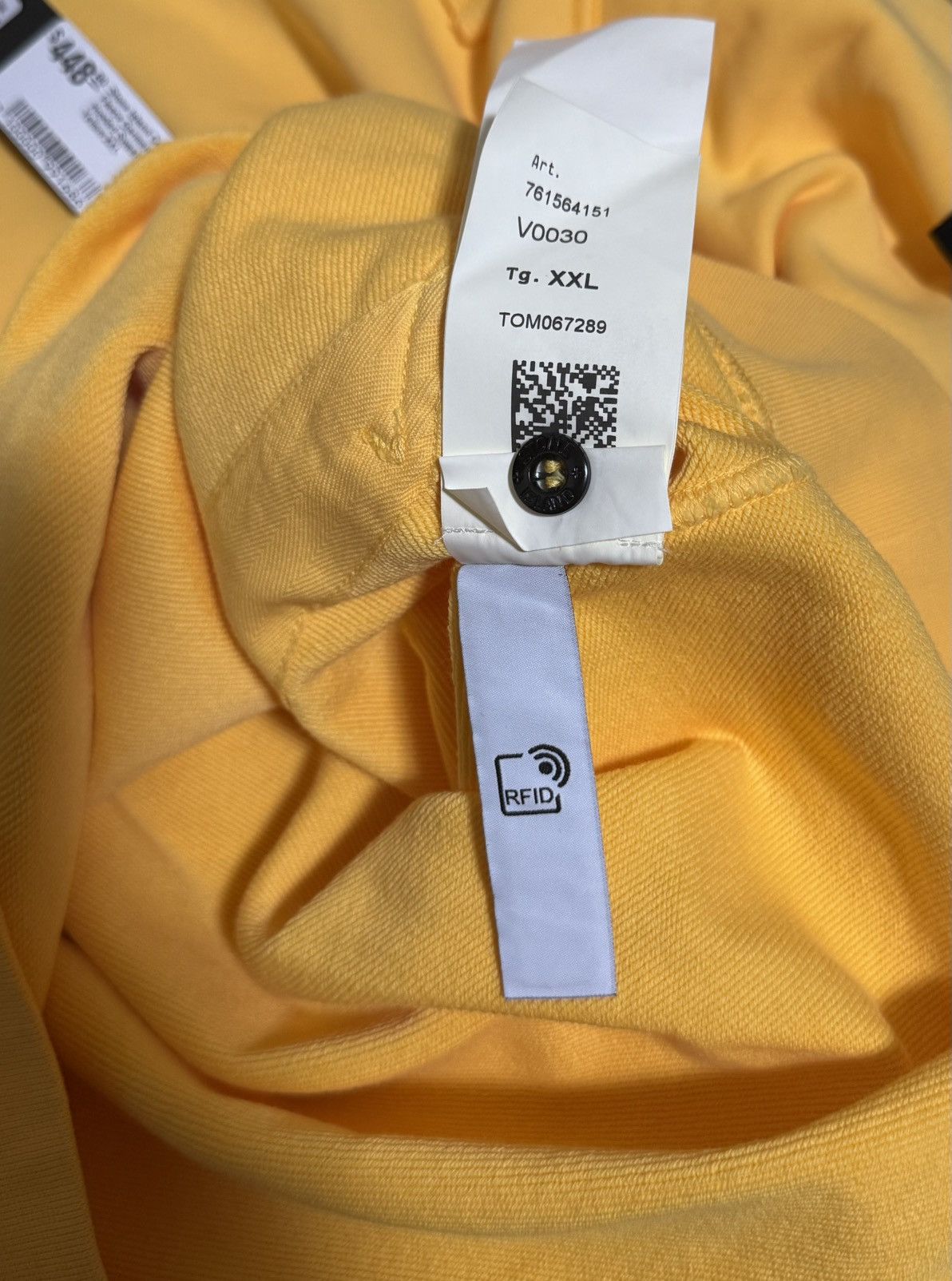 Stone Island 🔥500$ Stone Island Garment Dyed Popover Fleece Hoodie Size US XXL / EU 58 / 5 - 10 Thumbnail