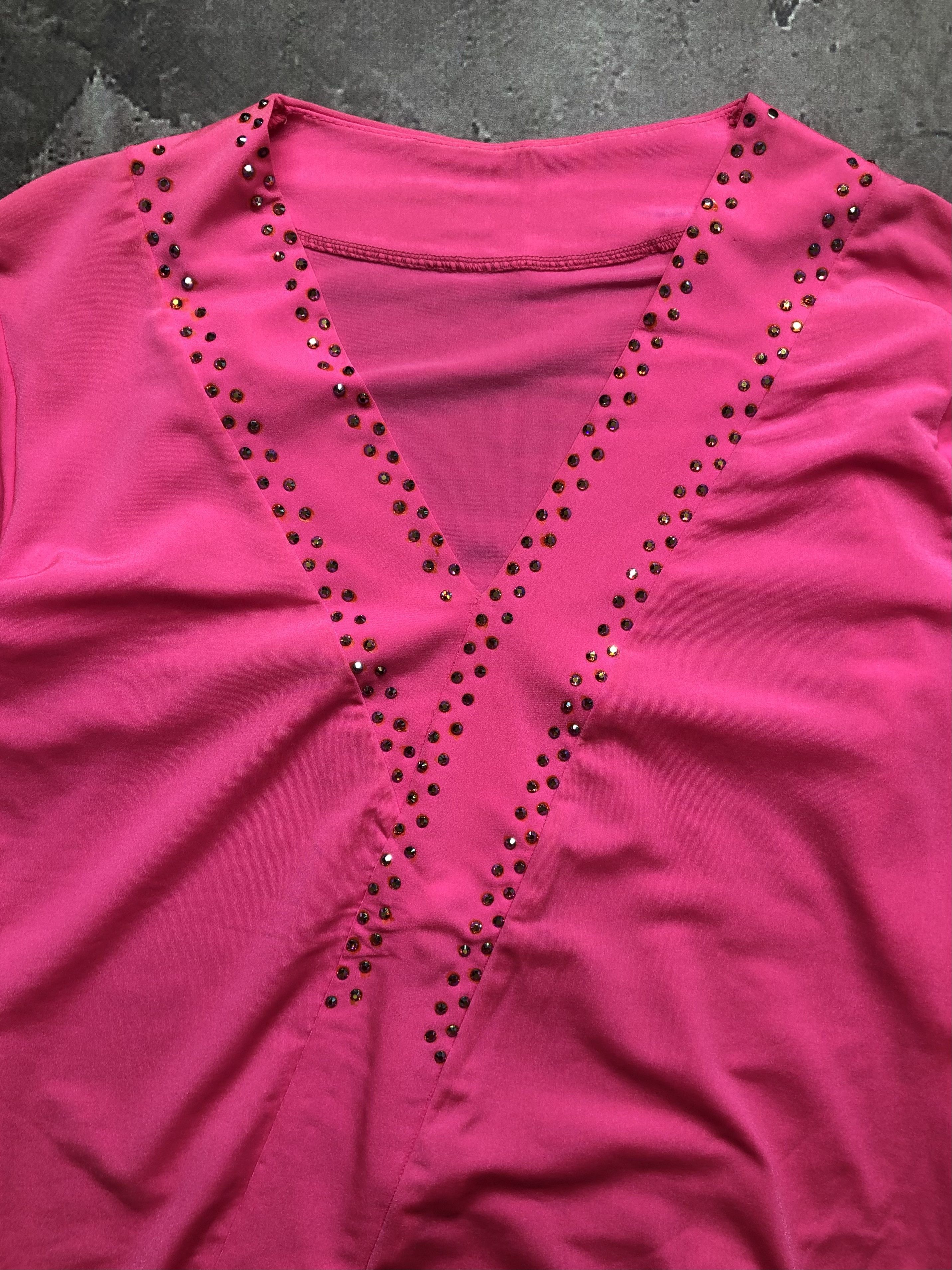 Japanese Brand Amazing Ballroom Shirt with Swarovski Stones Size US M / EU 48-50 / 2 - 4 Thumbnail