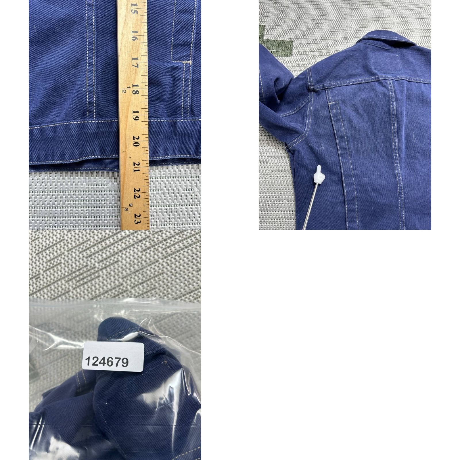 Guess Vtg Guess Trucker Jacket Womens XL Blue Denim Cotton Cropped Size XL / US 12-14 / IT 48-50 - 9 Thumbnail