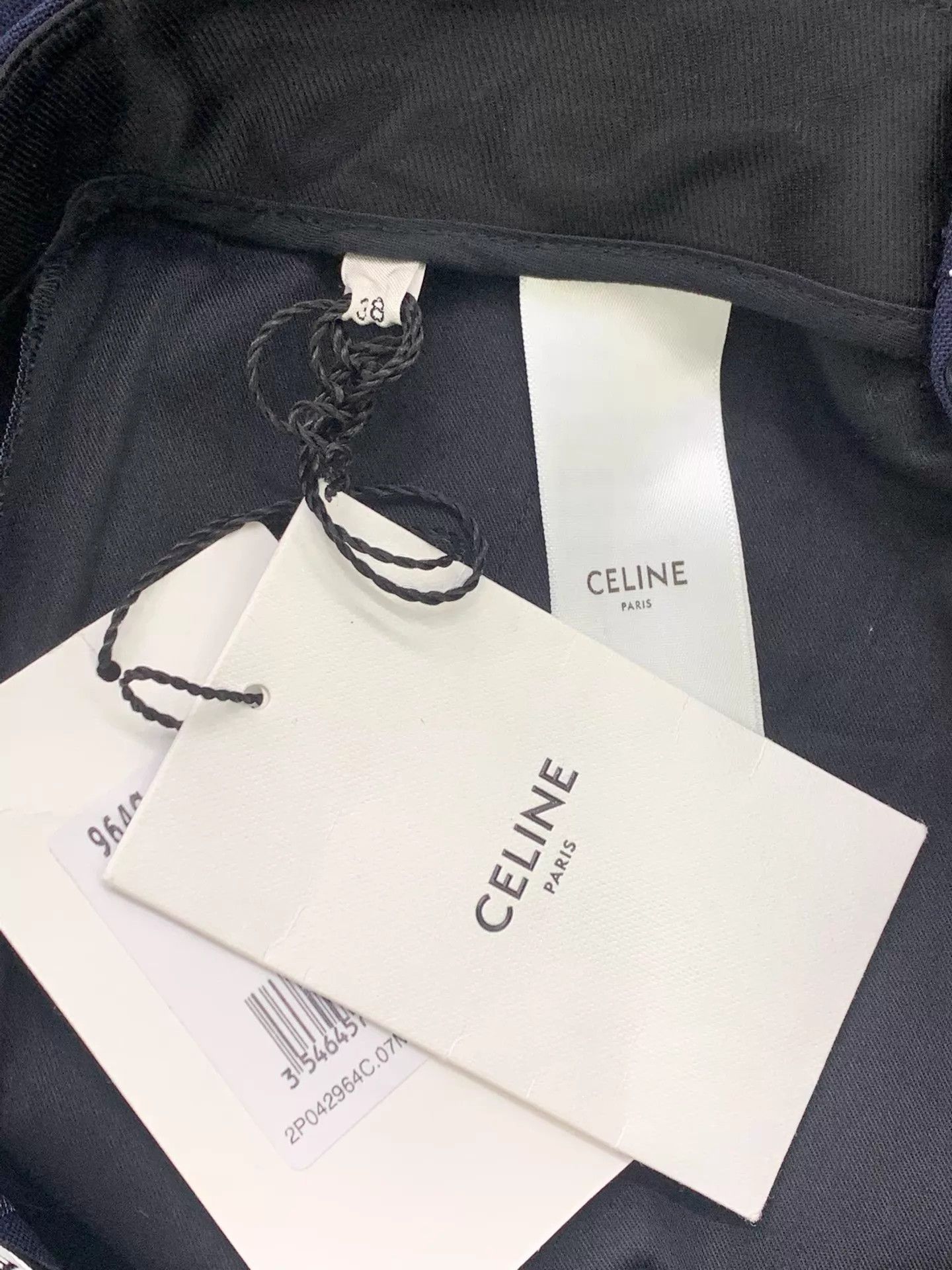 Celine Celine Blue & White Striped Trousers 38 New Size 26" / US 2 / IT 38 - 5 Thumbnail