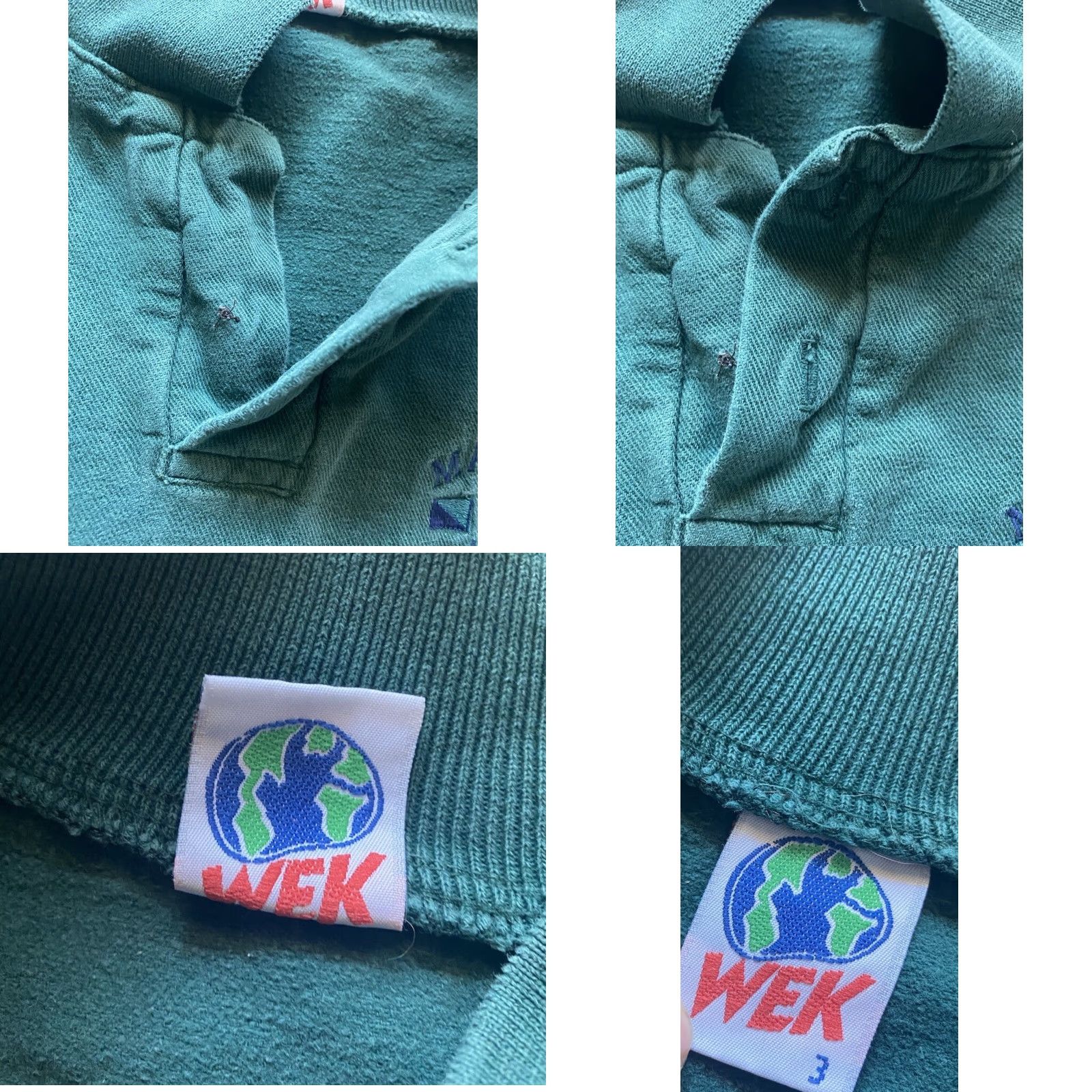 Vintage VINTAGE Wek Sweatshirt Green Size 3 Men’s Long Sleeve Pullover No Buttons Mackinac Island Size US S / EU 44-46 / 1 - 8 Thumbnail
