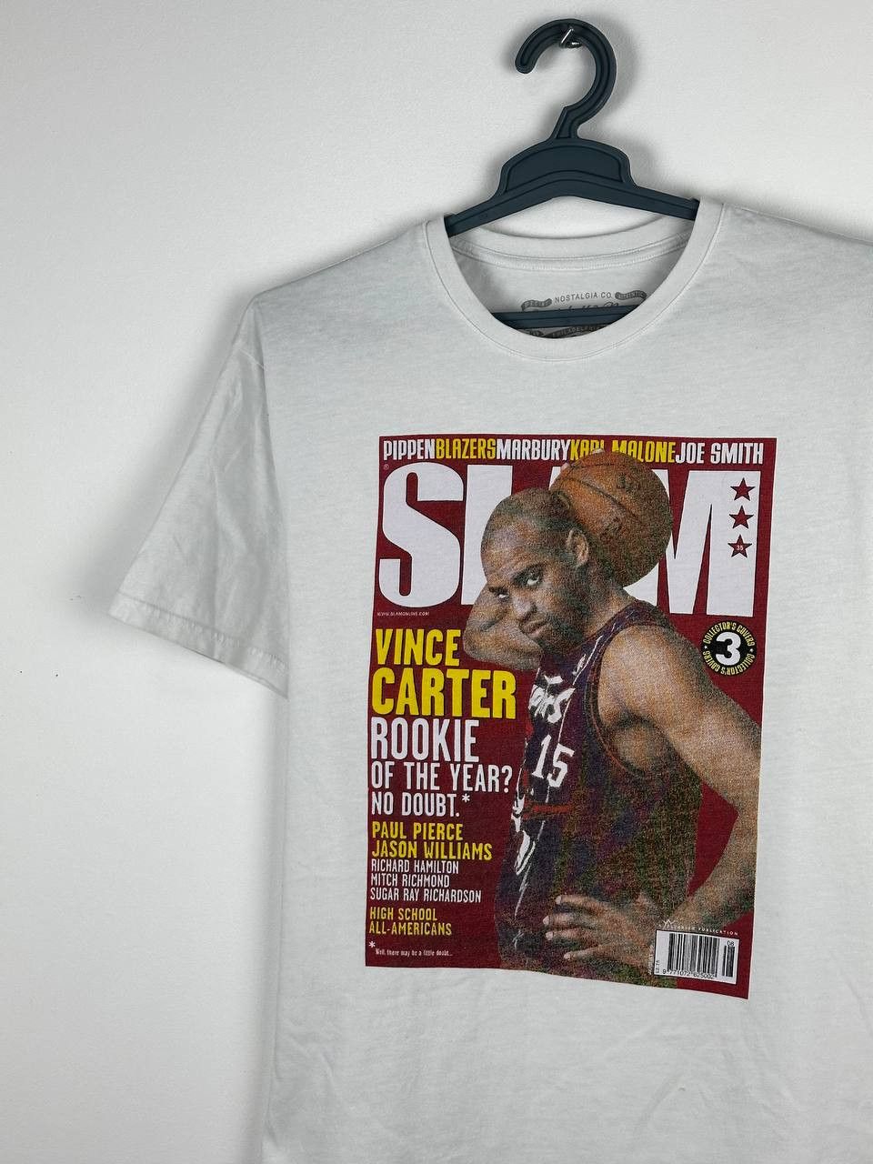 Mitchell & Ness × NBA Mitchell Ness Vince Carter Slam Cover T Shirt Size US L / EU 52-54 / 3 - 3 Thumbnail