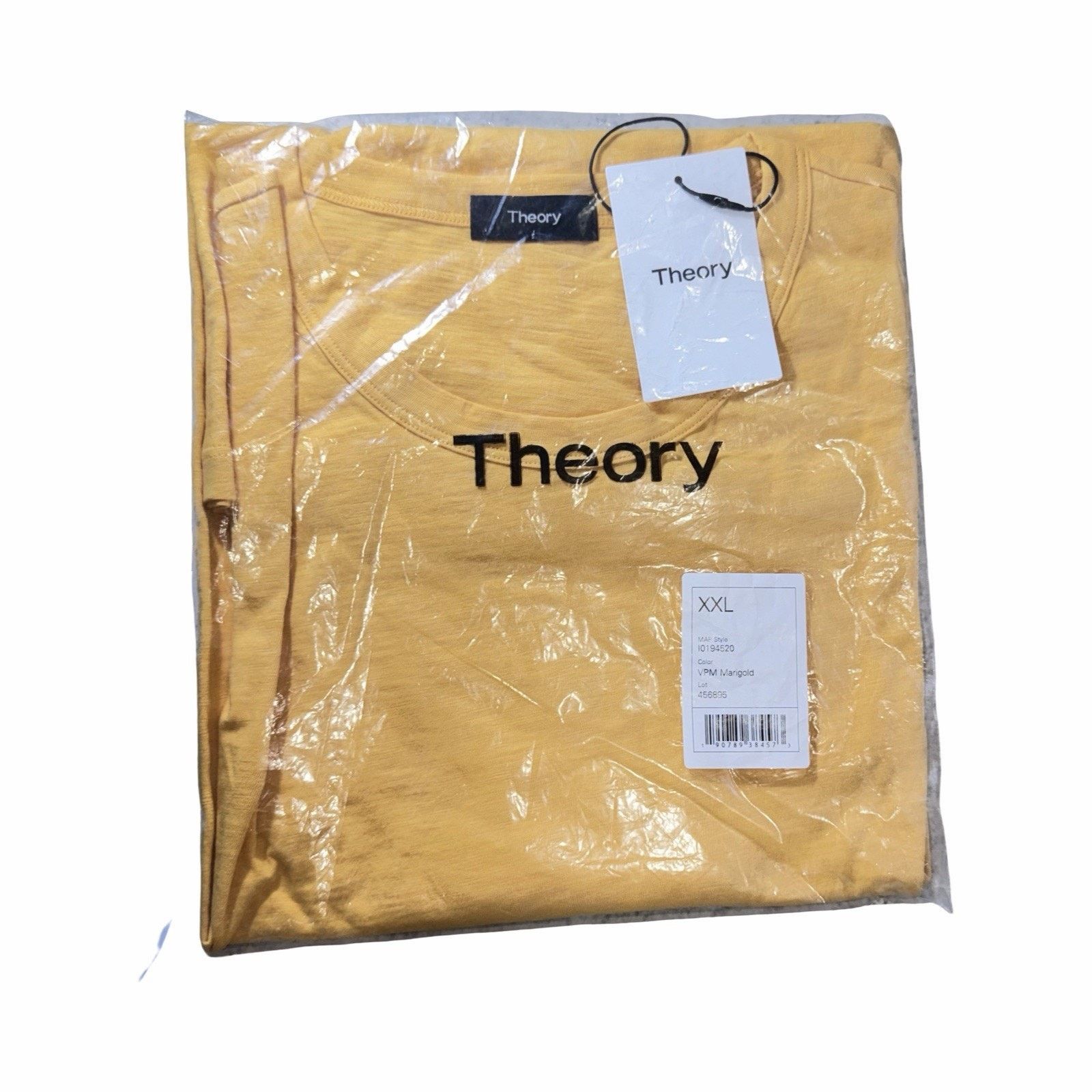 Theory Theory Essential Tee Cosmos Short Sleeve Tee Marigold XXL Size US XXL / EU 58 / 5 - 3 Thumbnail
