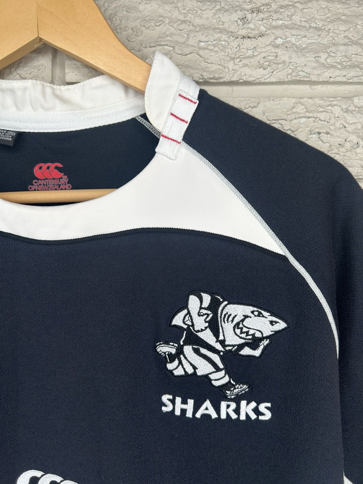 Canterbury of New Zealand Vintage Canterbury Natal Sharks Rugby Jersey Size US S / EU 44-46 / 1 - 3 Thumbnail