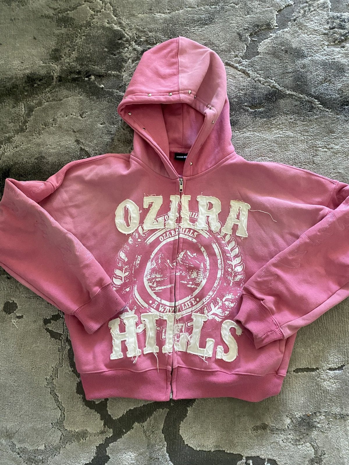 Other Pink Ozira Hills zip-up hoodie #y2kfashion Size US XS / EU 42 / 0 - 1 Thumbnail