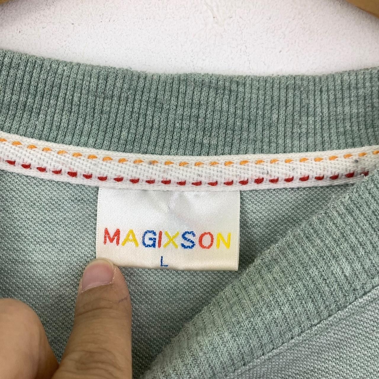 Vintage Vintage MAGIXSON JAPAN BULLDOG Embossed Tee Shirt Top Size L / US 10 / IT 46 - 3 Thumbnail