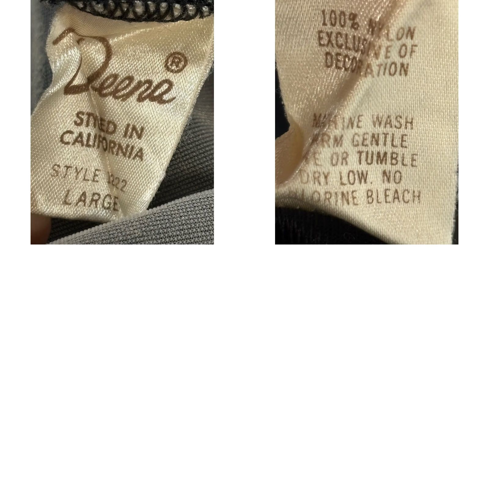 Vintage VINTAGE Deena Nightgown L Black Nylon Long Lace Trim Made USA 70s Vtg Front Slit Women’s Size ONE SIZE - 8 Thumbnail
