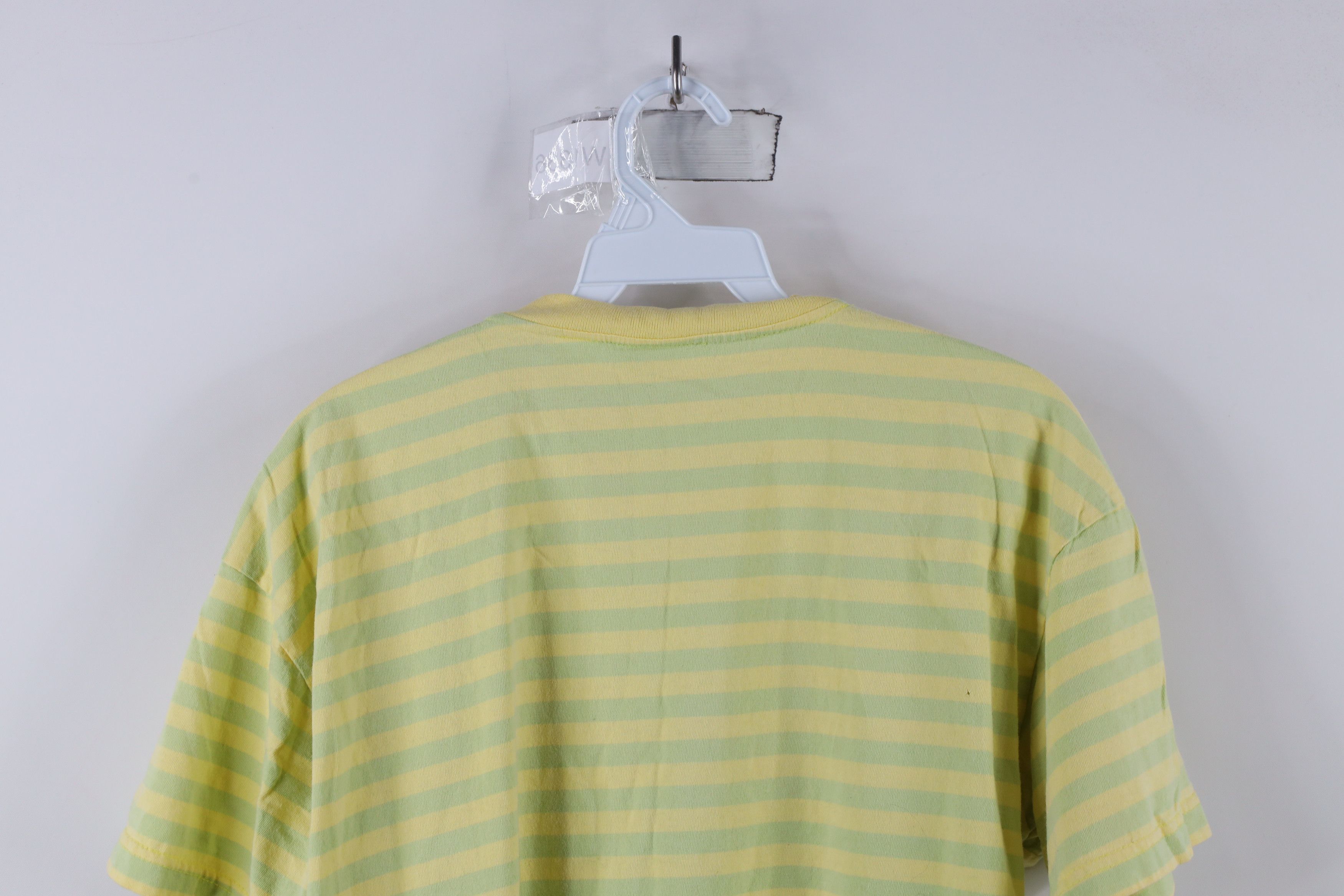 Vintage Vintage 90s Streetwear Striped Short Sleeve T-Shirt Size L / US 10 / IT 46 - 10 Thumbnail