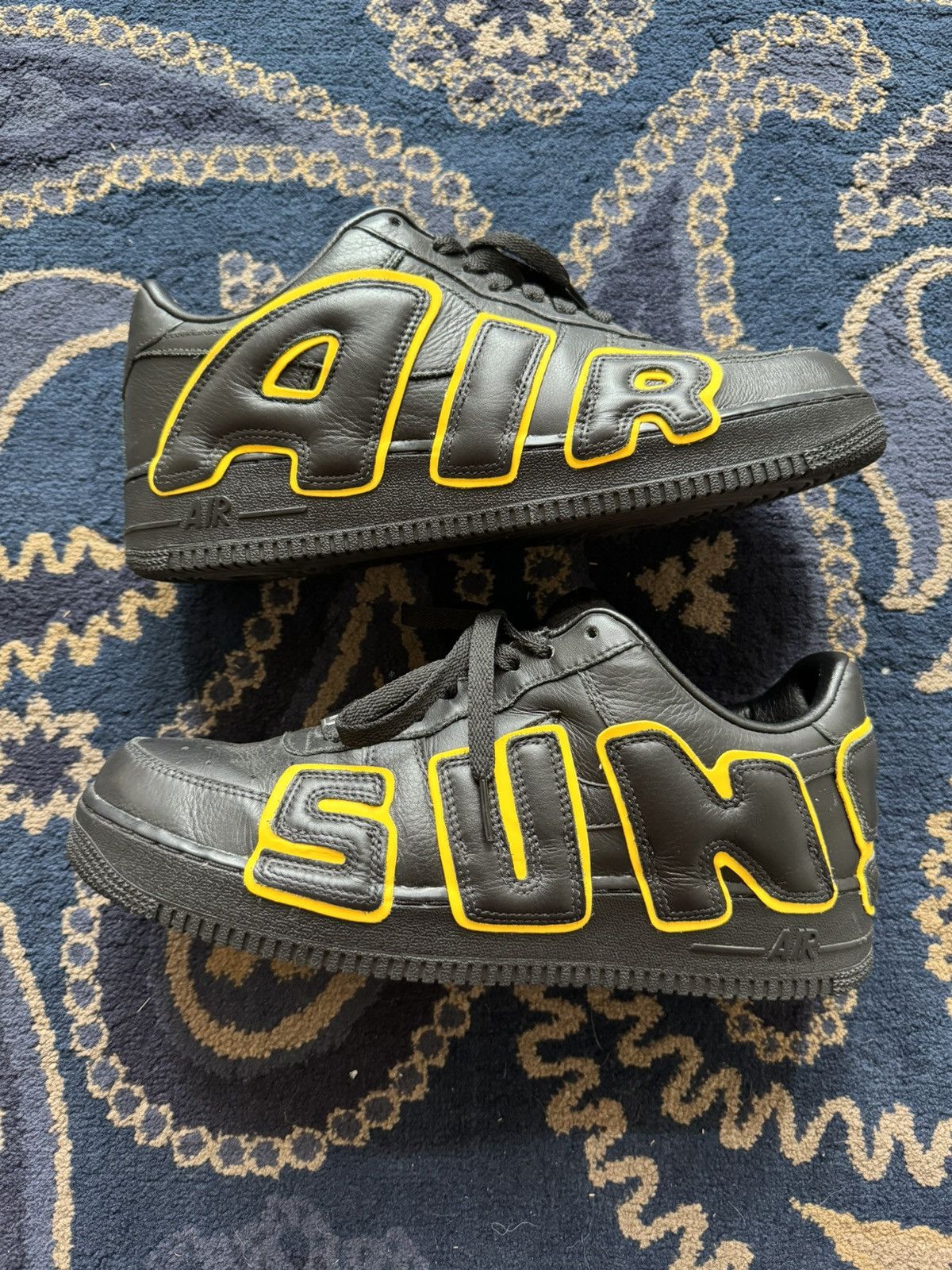 image of Cactus Plant Flea Market Air Force 1 Shoes in Black, Men's (Size 10)