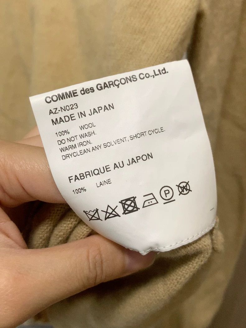 Comme des Garcons Comme Des Garcons Wool Cardigan Size L / US 10 / IT 46 - 5 Thumbnail