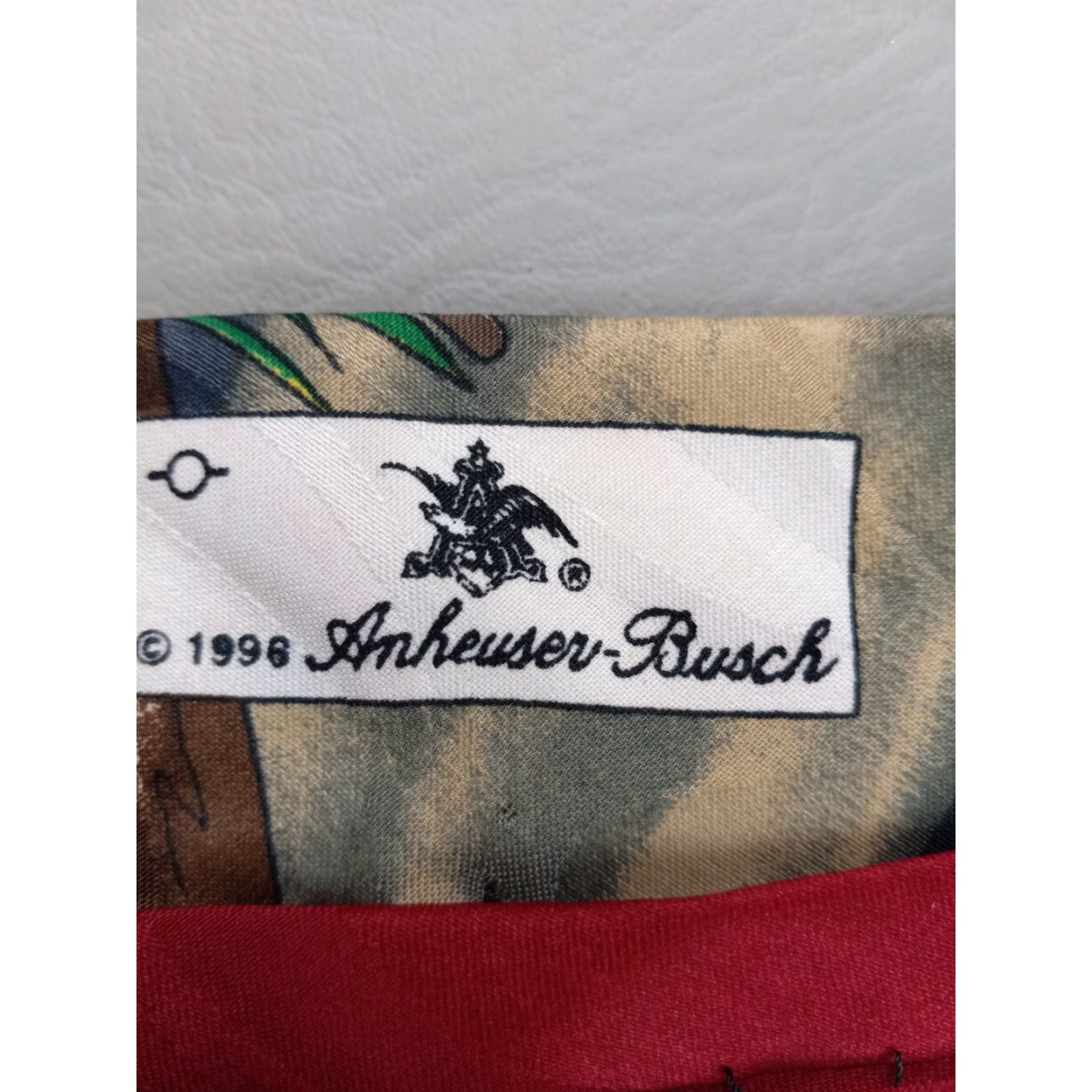 Budweiser VTG Budweiser Frog Truck & Tabasco Mens Neckties Good Condition Size ONE SIZE - 5 Thumbnail