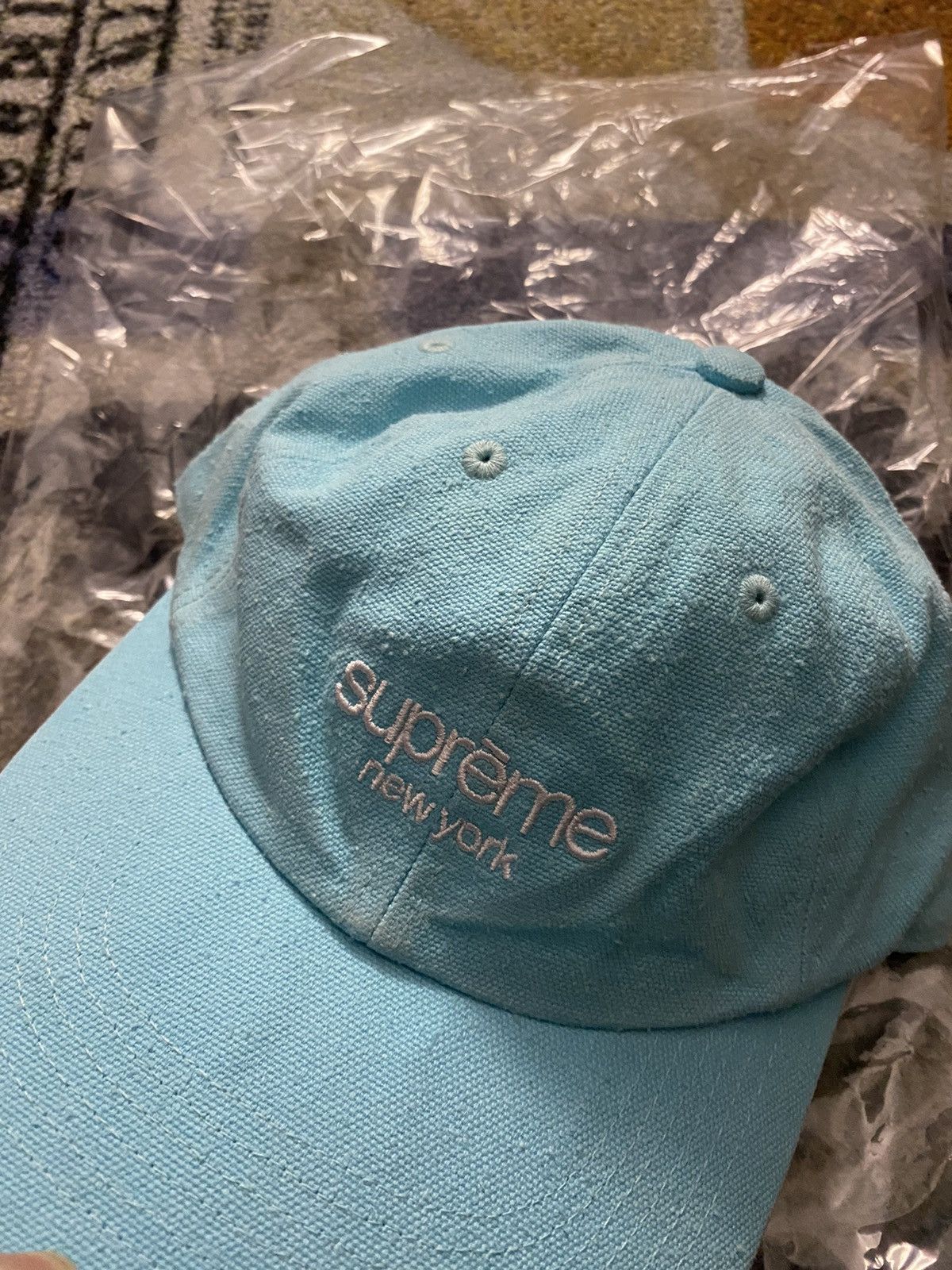 Supreme Supreme Classic Logo 6-Panel (SS23) Light Blue Size ONE SIZE - 3 Thumbnail