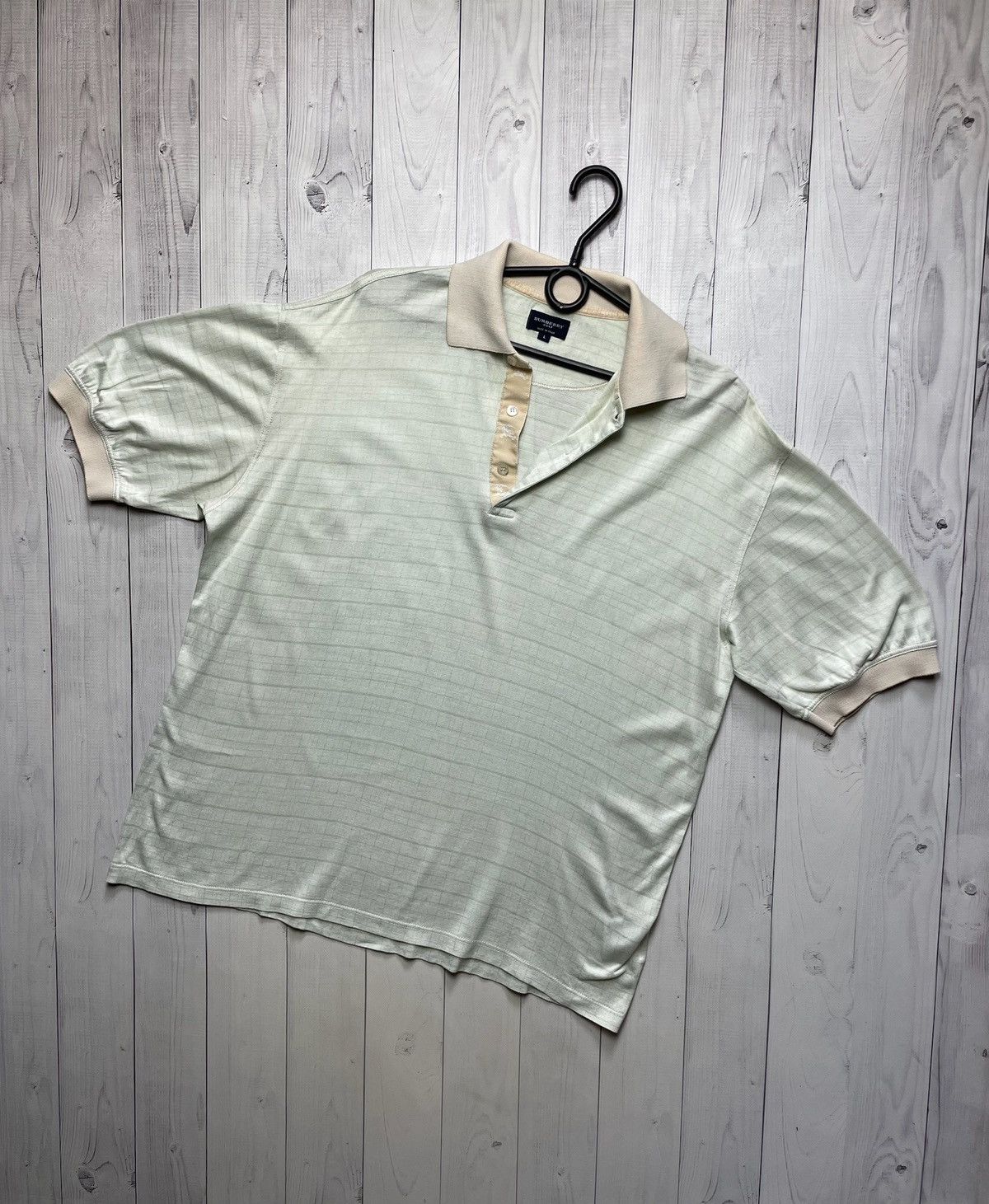 Burberry × Vintage Vintage Burberry Golf plaid polo rare size L Size US L / EU 52-54 / 3 - 1 Thumbnail