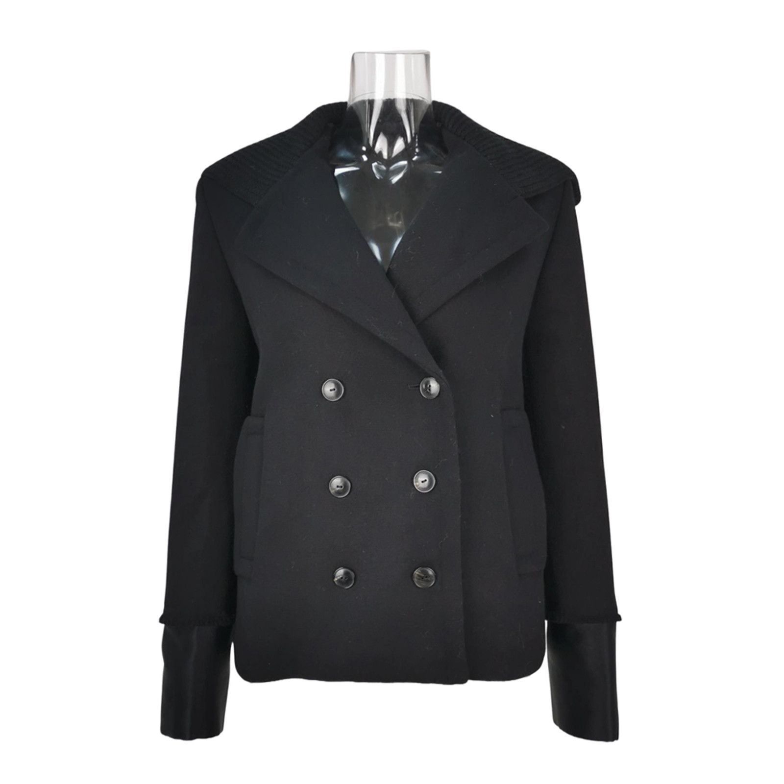Alexander Wang Alexander Wang Wool Blend Hooded Jacket Size 4 Size S / US 4 / IT 40 - 1 Thumbnail