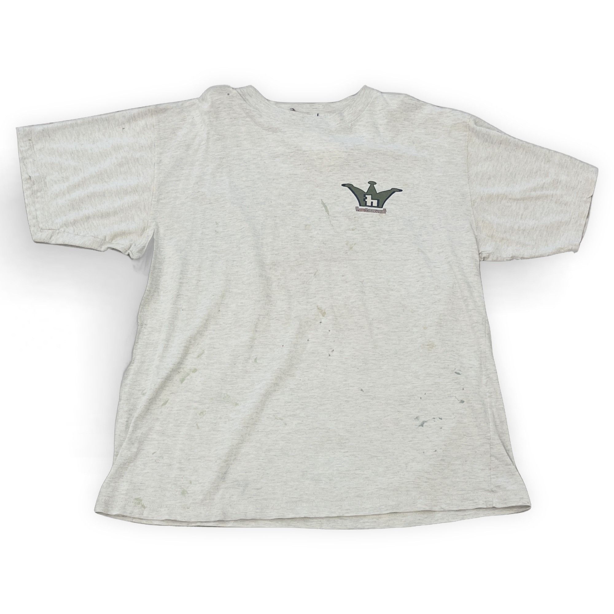 Vintage XL | Y2K Hotsand Grey T-Shirt Size US XL / EU 56 / 4 - 1 Thumbnail