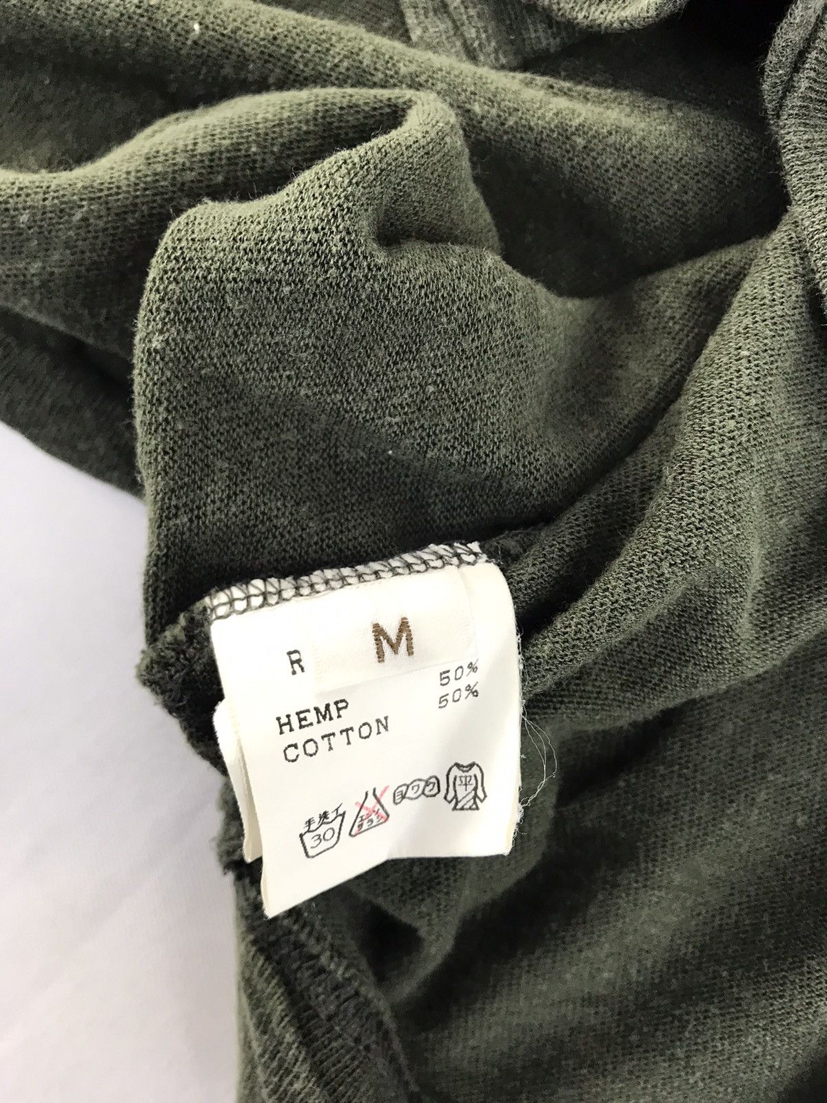 Japanese Brand Hemp Tee 50% Hoo E Electrical Diagram Henley Neck Size M / US 6-8 / IT 42-44 - 6 Thumbnail