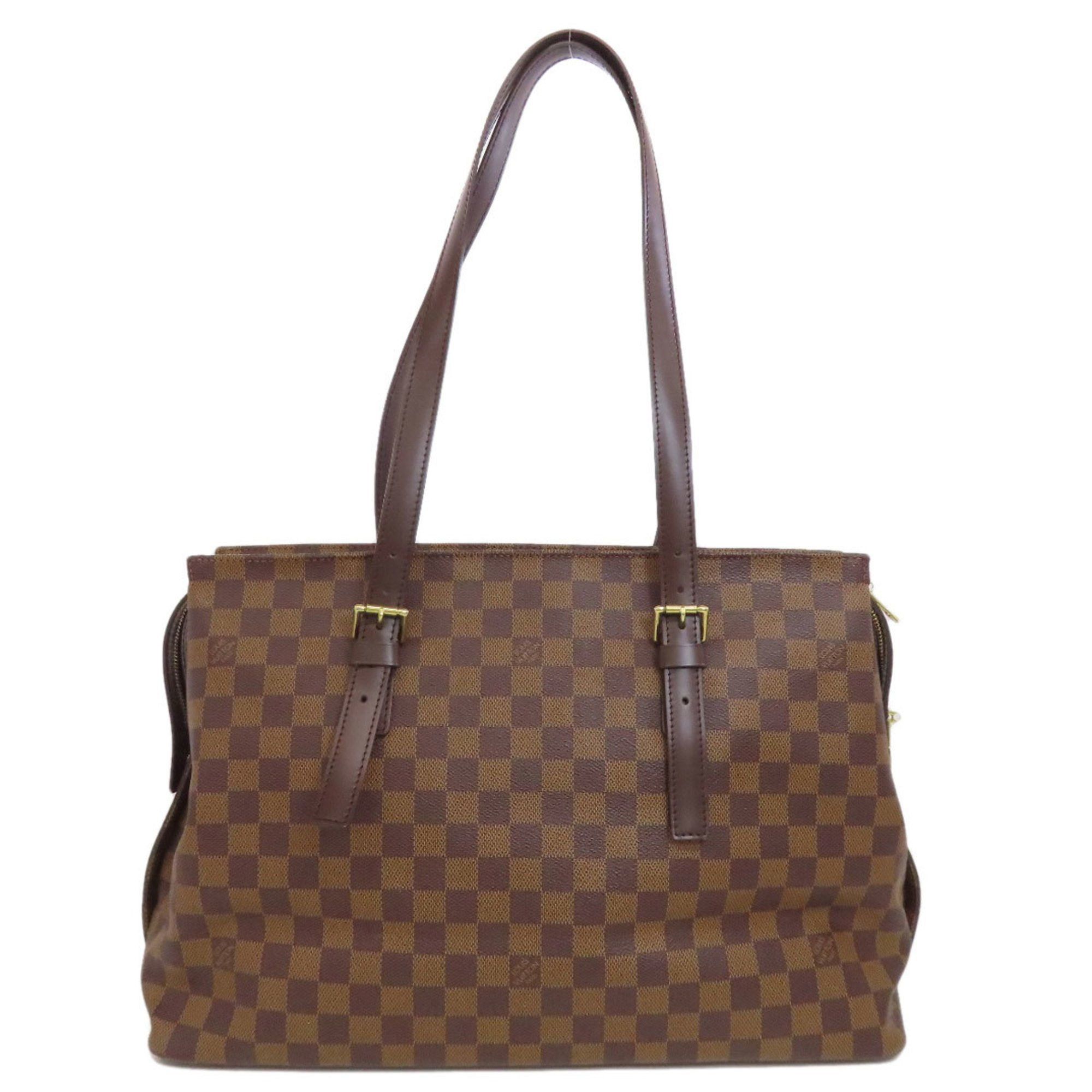 Louis Vuitton N51119 Chelsea Tote Bag Damier Canvas Women's Louis Vuitton in Brown