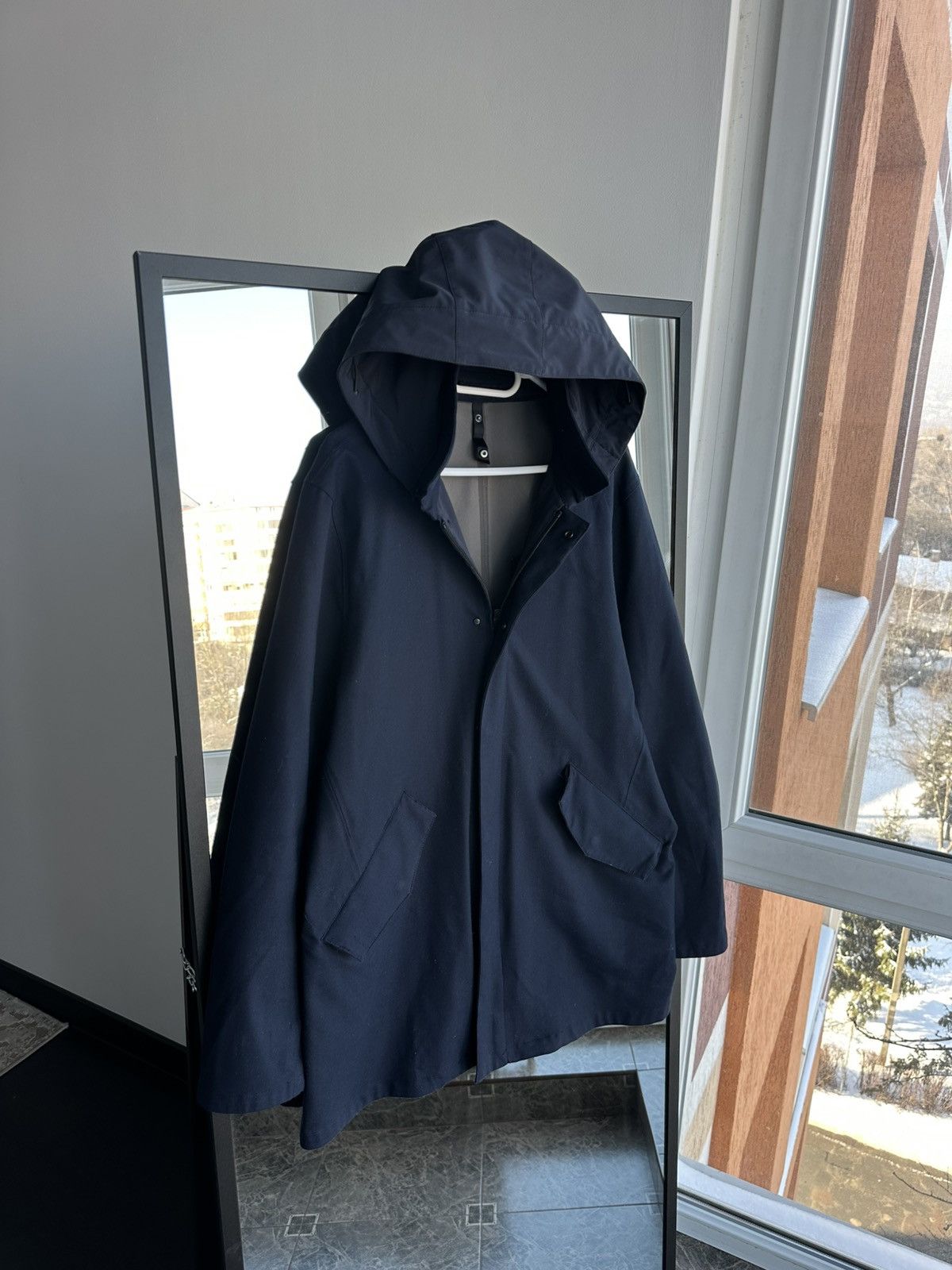 Other People of Shibuya Hachiko Mens Navy Coat Jacket Sz L Size US L / EU 52-54 / 3 - 5 Thumbnail