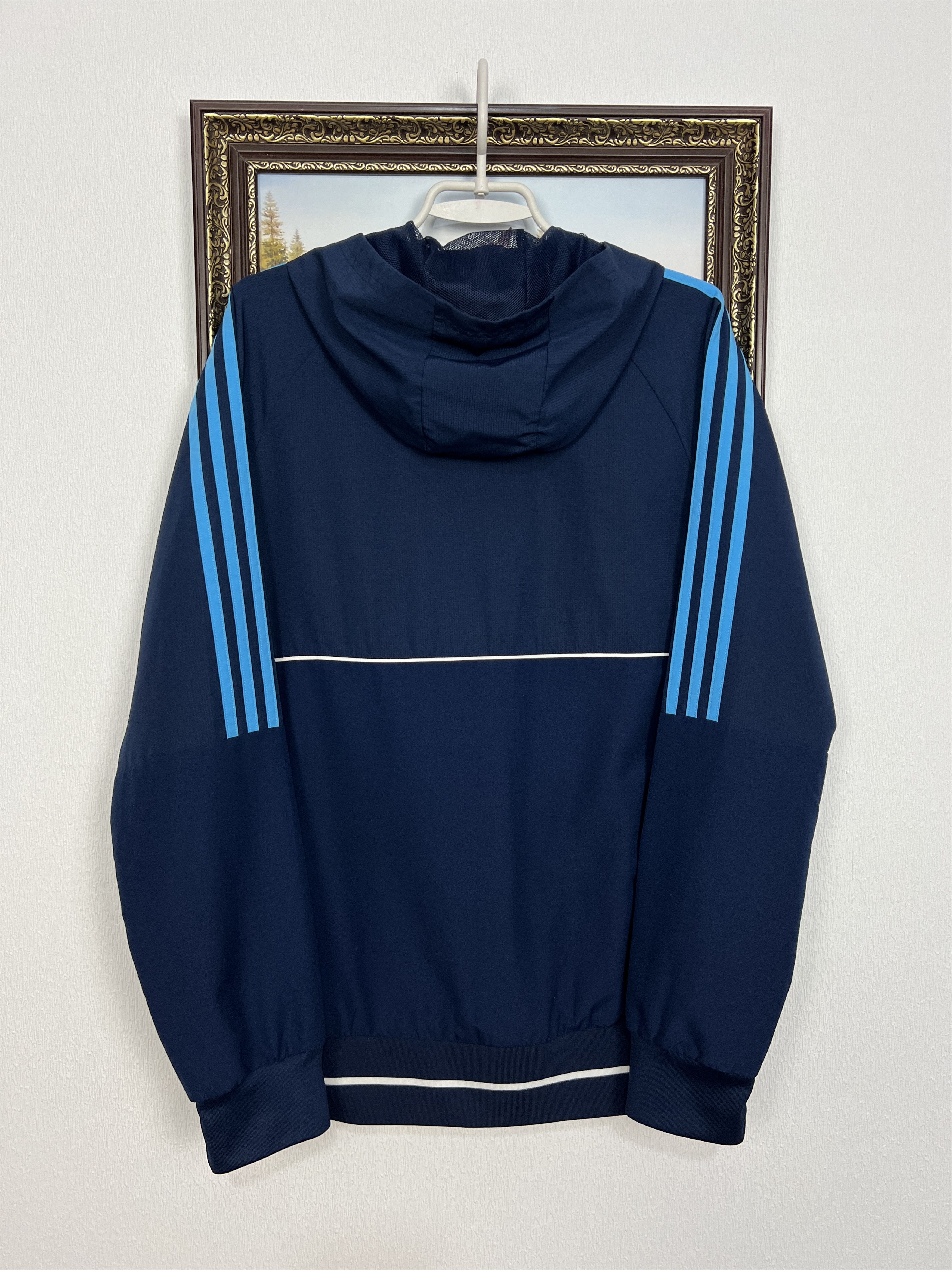 Adidas Marseille Football Jacket Soccer Track Top Hooded Rare Sport Size US M / EU 48-50 / 2 - 9 Thumbnail