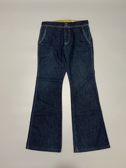 Kapital Rare! Kapital- Back Pocket Riveted Flared Denim Jeans | Grailed