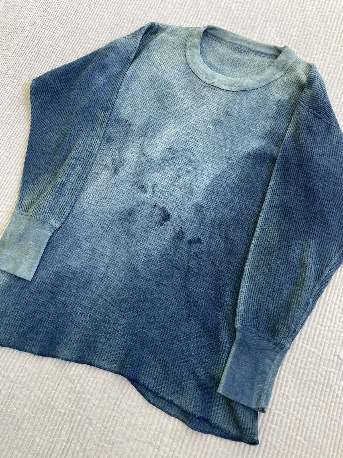 Indigo Indigo Schloppy Dyed Sun Faded Thermal Size US M / EU 48-50 / 2 - 2 Thumbnail