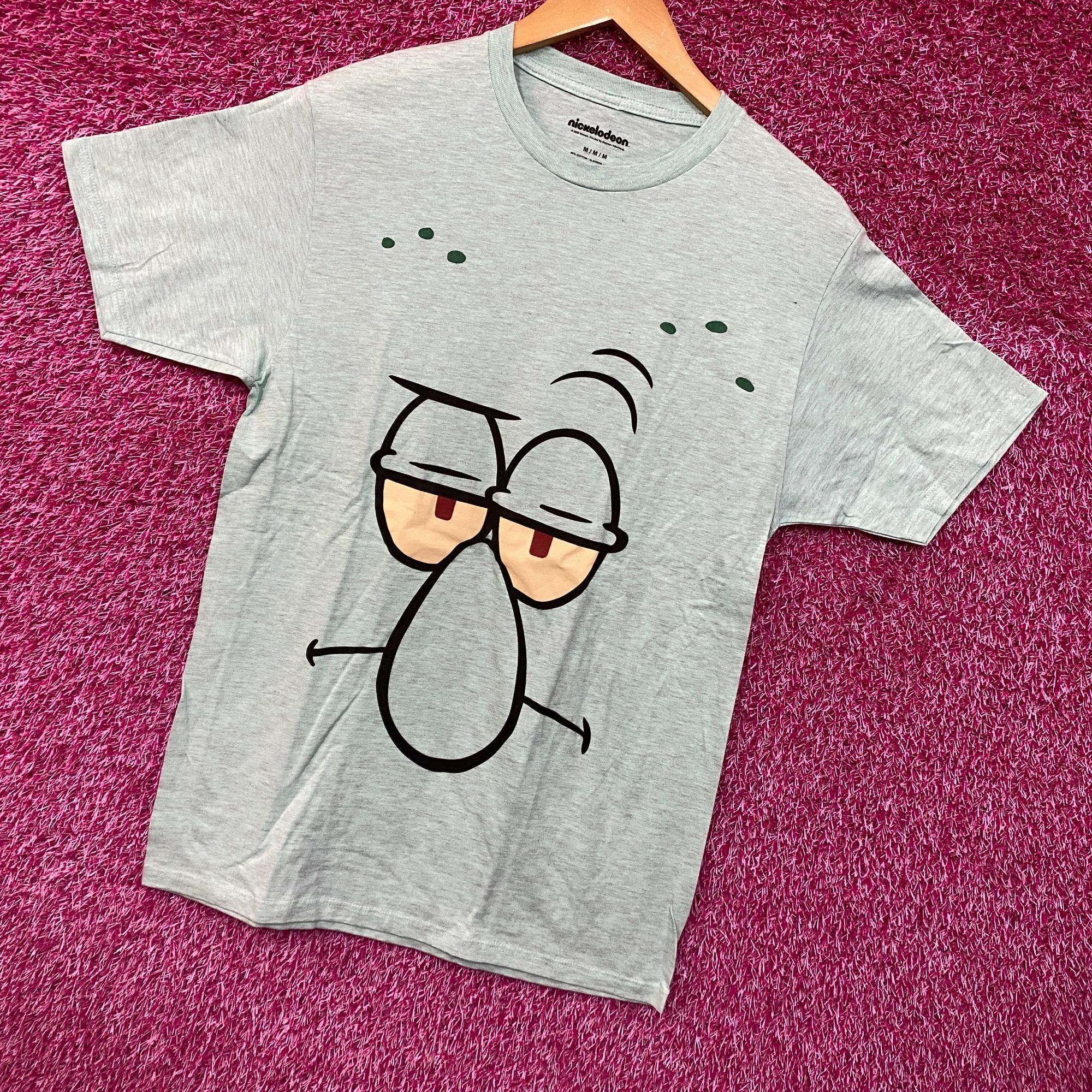 Nickelodeon SpongeBob Squarpants Squidward Face Tshirt size medium Size US M / EU 48-50 / 2 - 3 Thumbnail